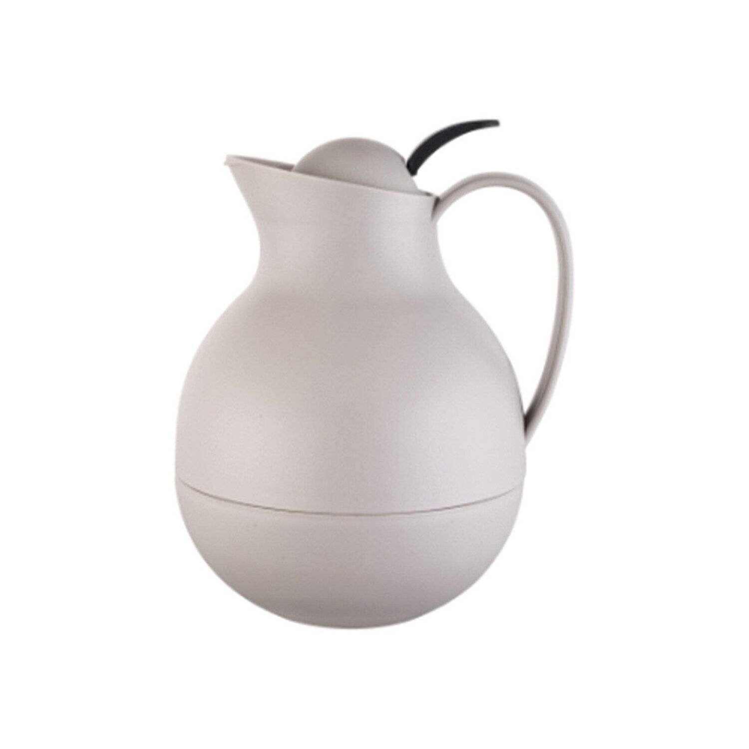 HATEX Thermokanne Isolierkanne 1,0L aus der Serie Alythia Kanne in Form eines Krugs Beige