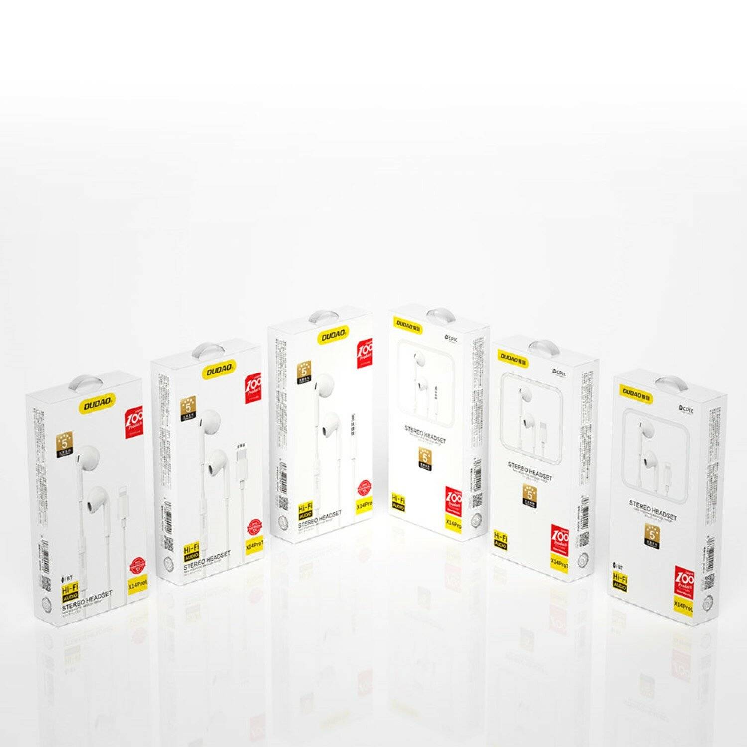 Dudao X14PROL-W1 In-Ear-Kopfhörer mit iPhone Anschluss weiß