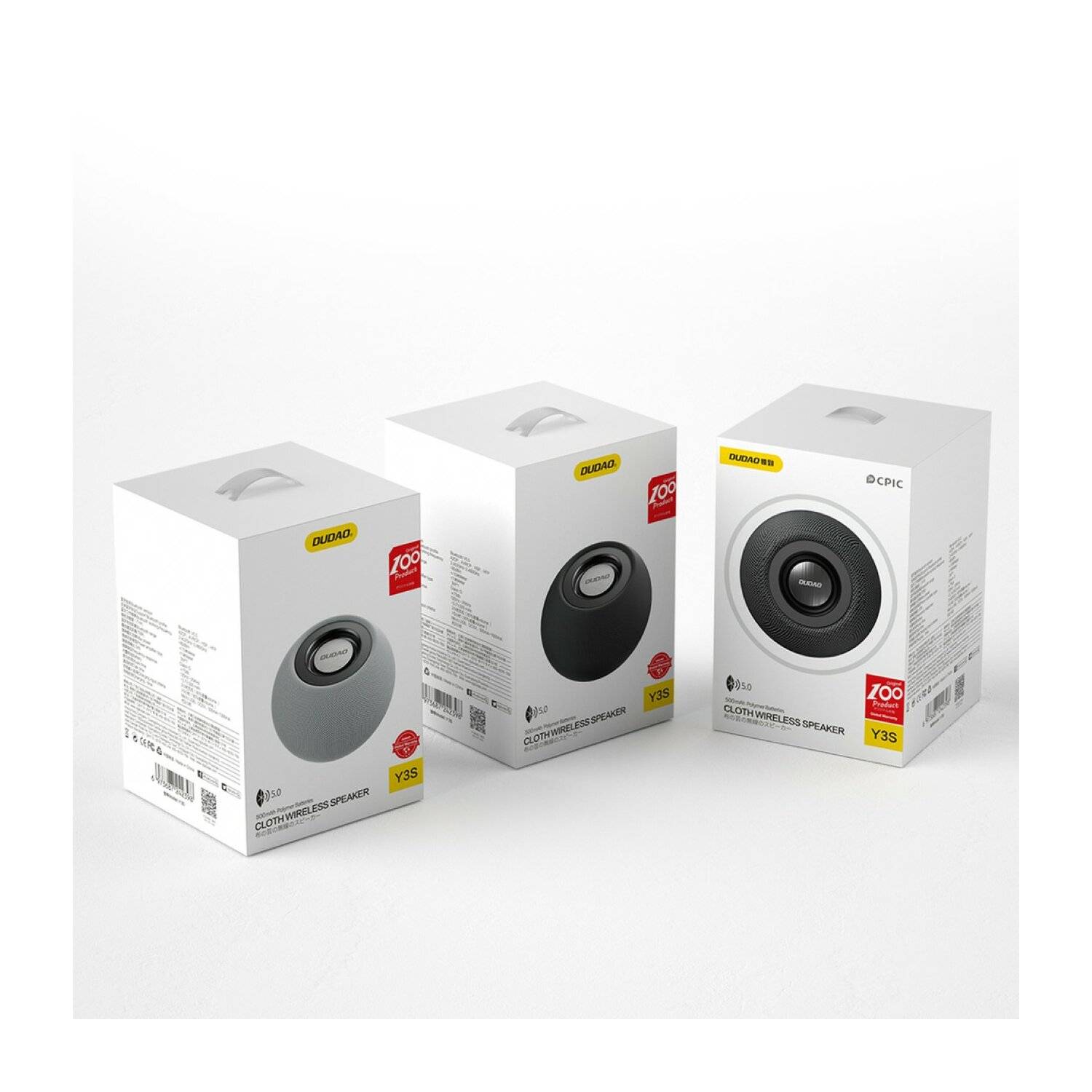 Dudao Wireless Bluetooth 5.0 Lautsprecher 3W 500mAh Grau 10m Reichweite Ladezeit: 2 Stunden