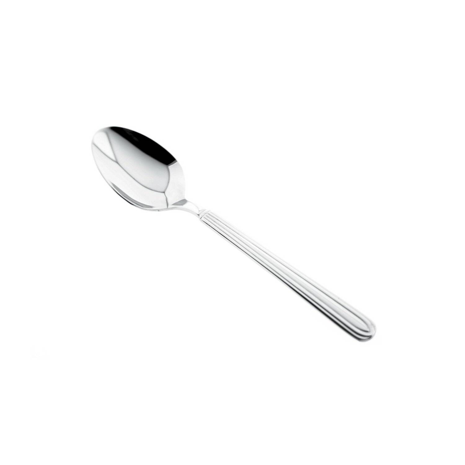 Almina 6 Tlg. Kaffeelöffel-Set in Silber 18/10 aus Chrom-Edelstahl mit Motiv
