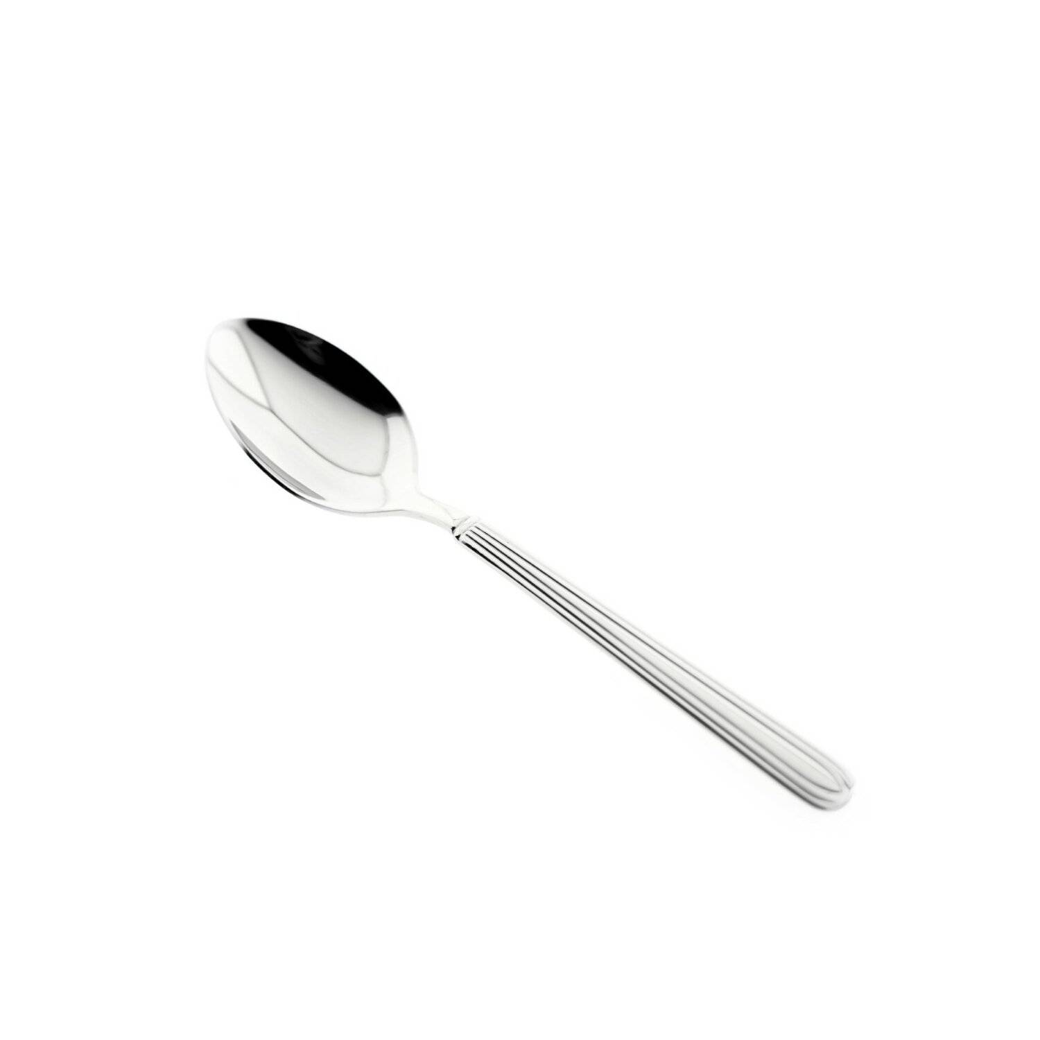 Almina 6 Tlg. Teelöffel-Set in Silber 18/10 aus Chrom-Edelstahl mit Motiv