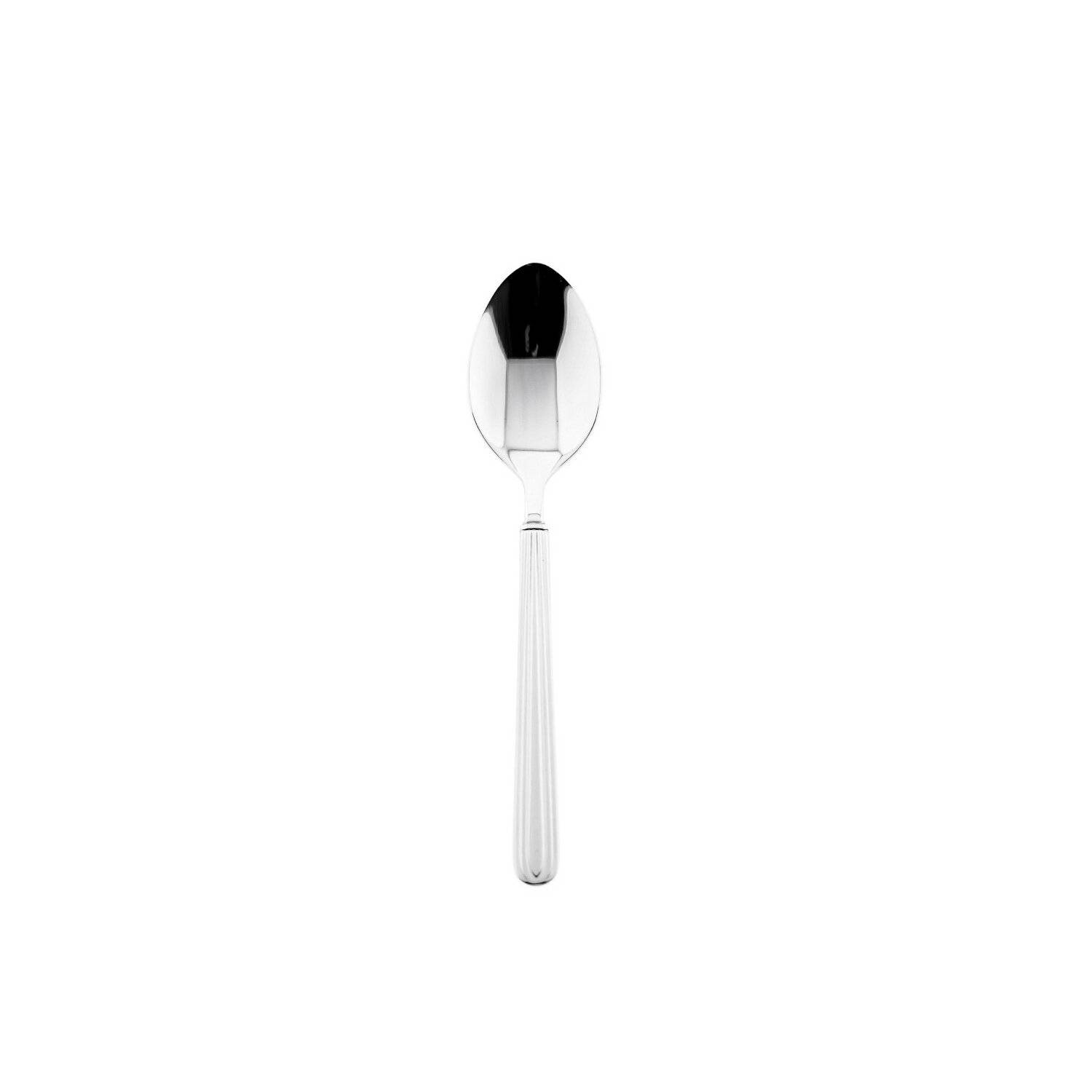 Almina 6 Tlg. Teelöffel-Set in Silber 18/10 aus Chrom-Edelstahl mit Motiv