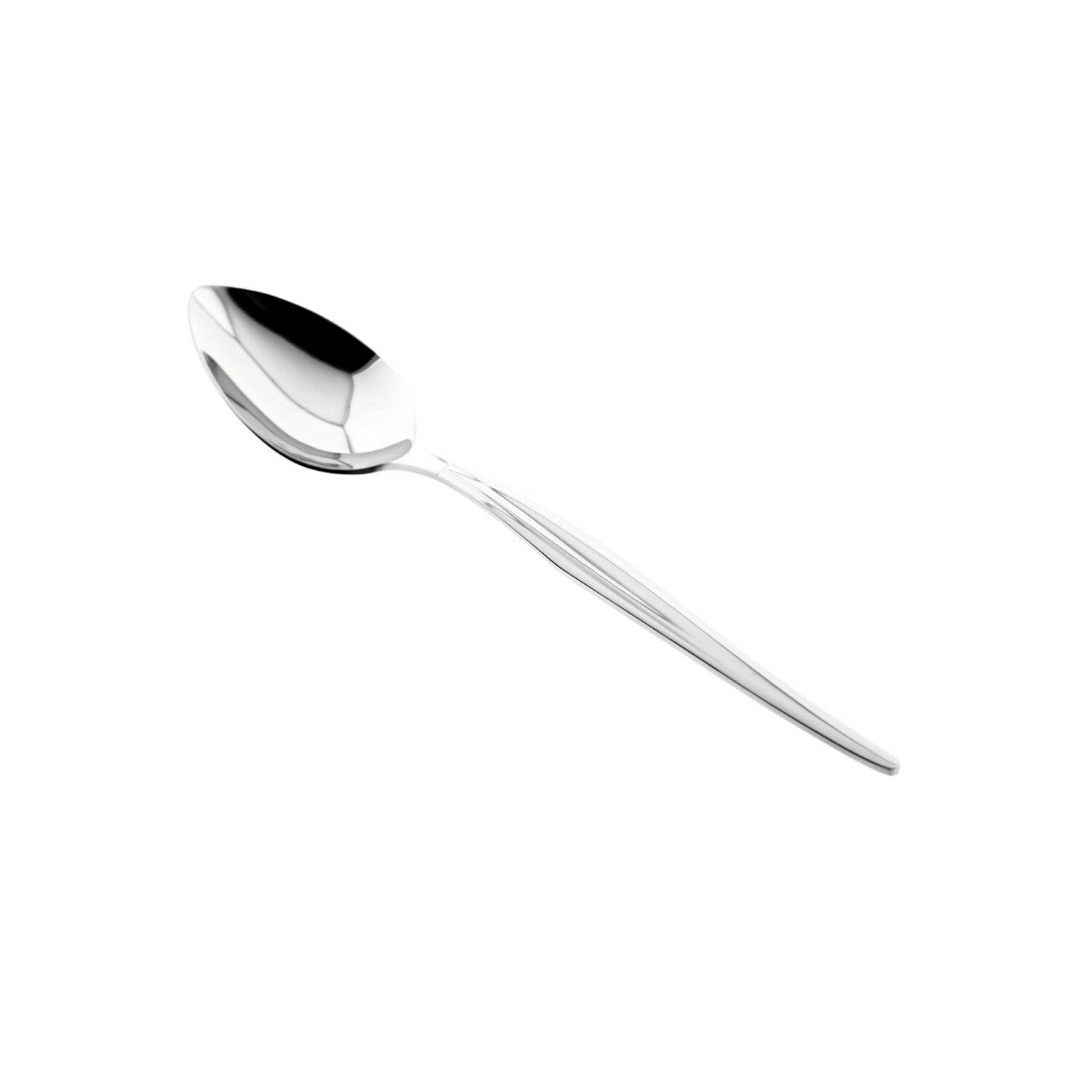 Almina 6 Tlg. Menülöffel-Set mit Design 18/10 aus Chrom-Edelstahl Silber