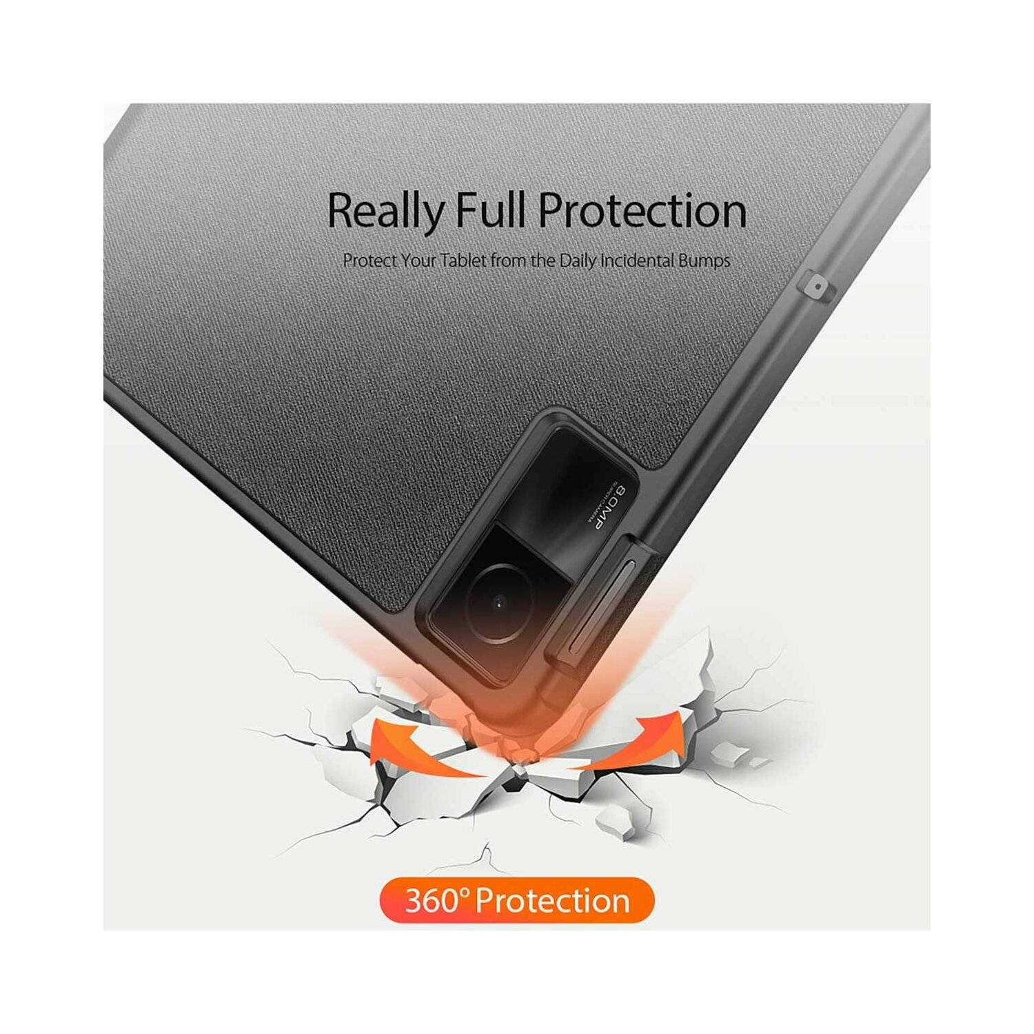 Dux Ducis Domo Klapphülle kompatibel mit Realme Pad 2 11,5" Schwarz