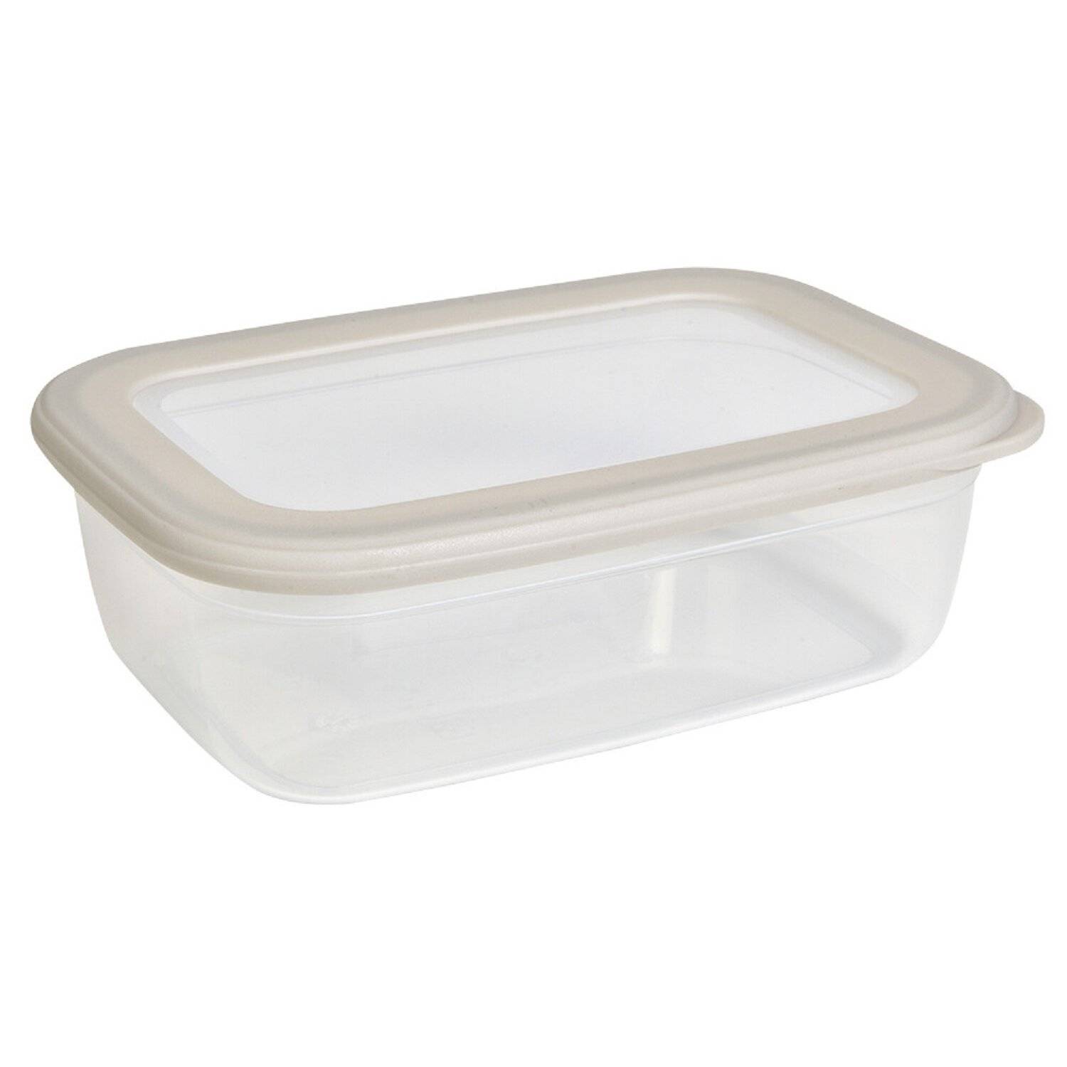 MICHELINO Aufbewahrungsbox Vorratsdose Vorratsbehälter für eine gut sortierte Vorratskammer 1200ml Beige