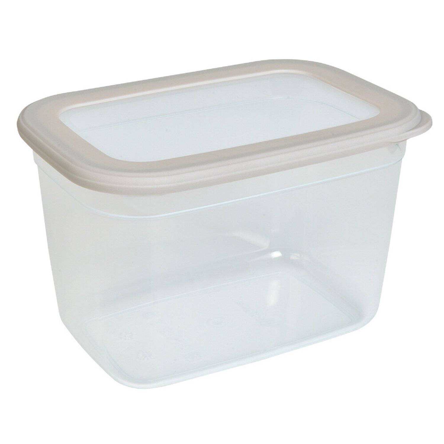 MICHELINO Aufbewahrungsbox Vorratsdose Vorratsbehälter für eine gut sortierte Vorratskammer 2300ml Beige