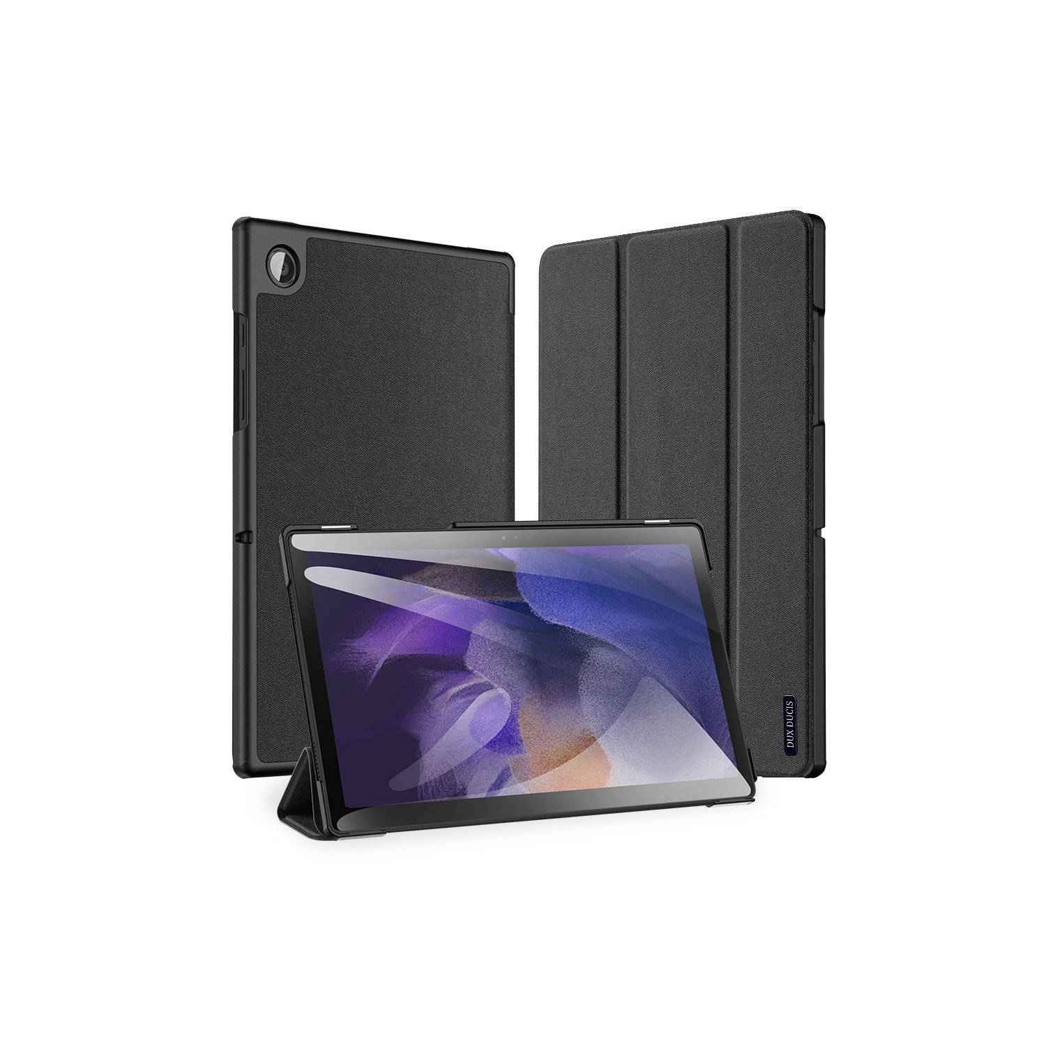 Domo Hartschale mit Smart Sleep und integrierter Standfunktion kompatibel mit Lenovo Tab M11 Schwarz