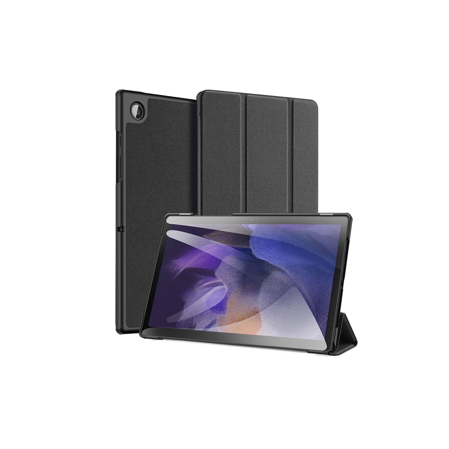 Domo Hartschale mit Smart Sleep und integrierter Standfunktion kompatibel mit Lenovo Tab M11 Schwarz