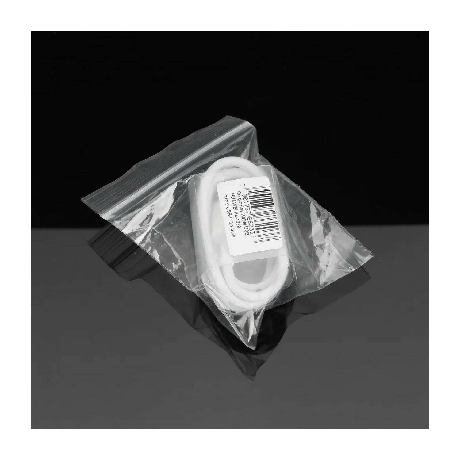 Original Ladekabel / Datenkabel USB-KABEL - HUAWEI HL-1289 micro-USB - USB-C 3.1 Weiß