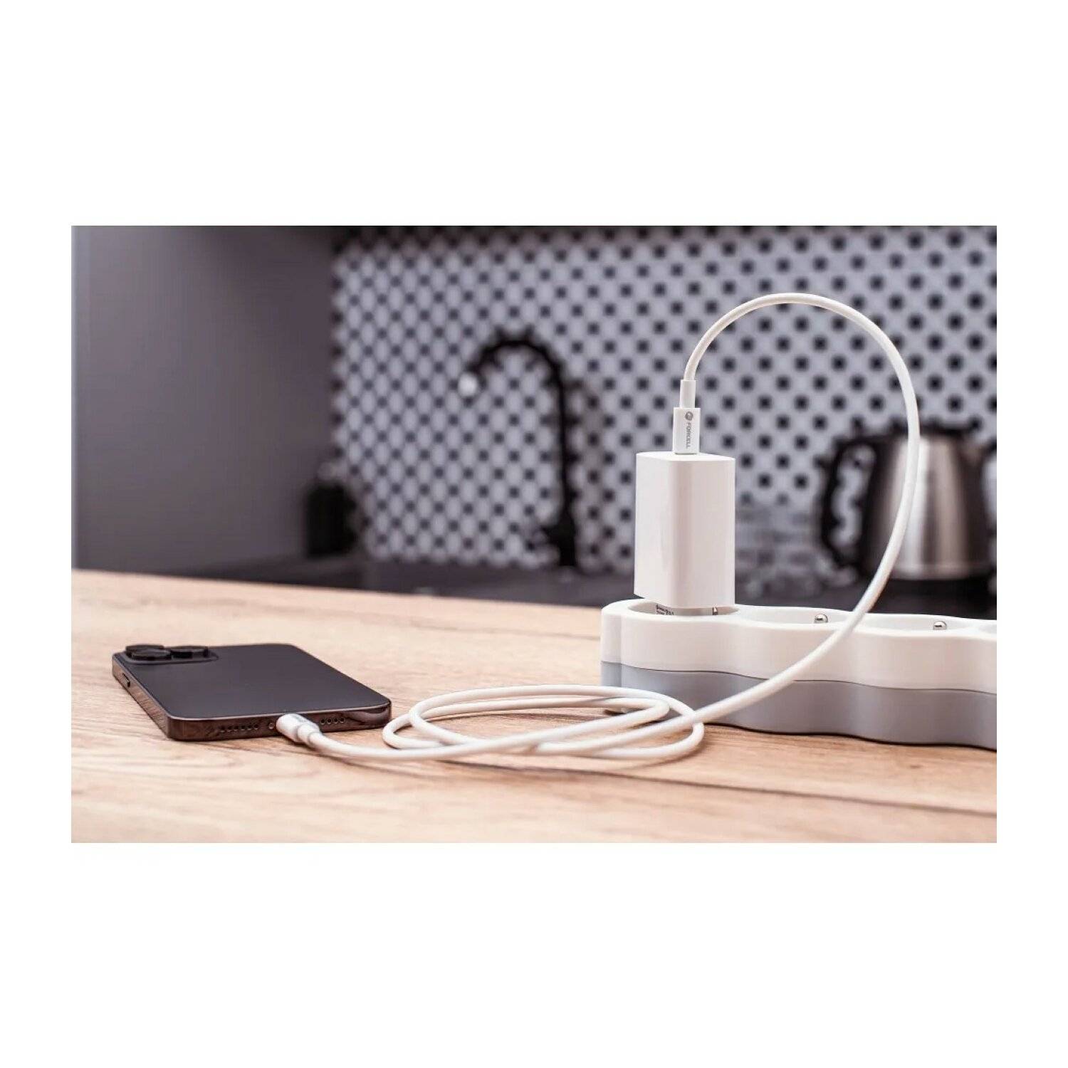 FORCELL Schnellladekabel / Datenkabel Typ C bis Typ C QC4.0 5A/20V PD 100W C339 3m weiß