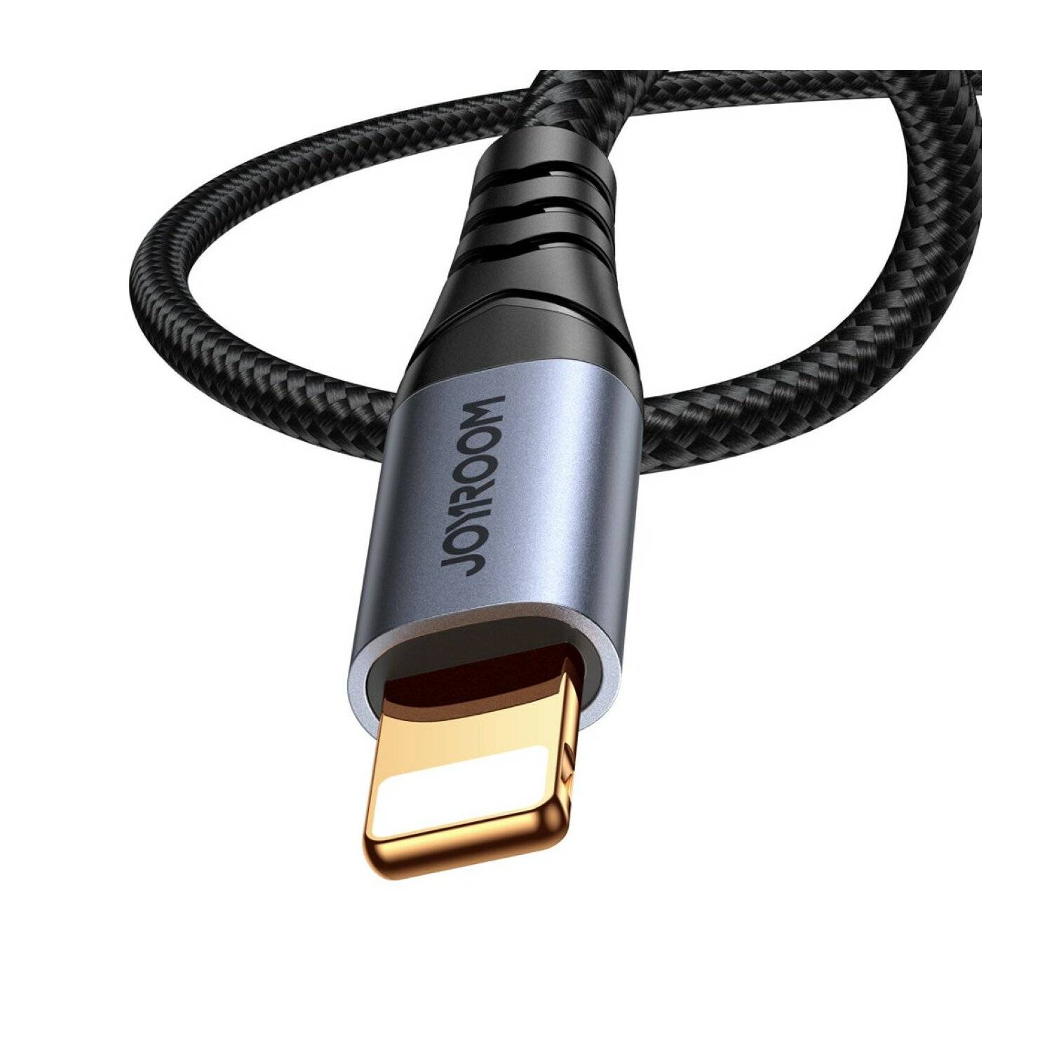 Joyroom Stereo-Audiokabel AUX 3,5 mm Miniklinke – Anschluss für iPhone iPad 1,2 m schwarz