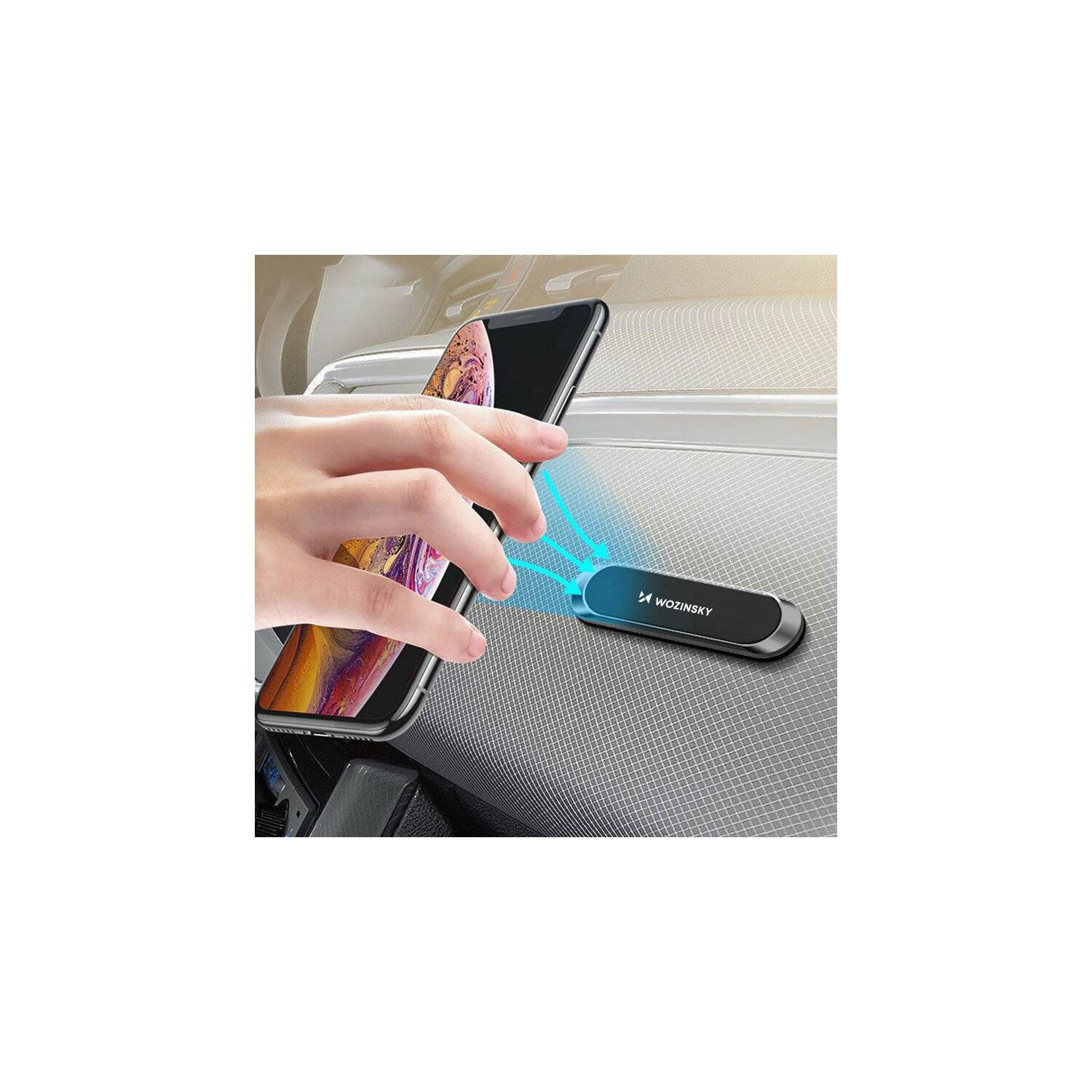 Wozinsky Magnetic Dashboard Mount Adhesive Schwarz