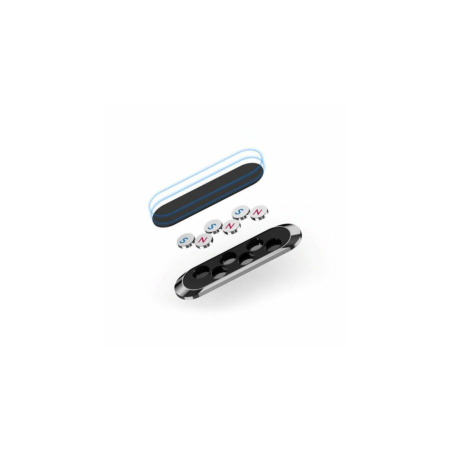 Wozinsky Magnetic Dashboard Mount Adhesive Schwarz