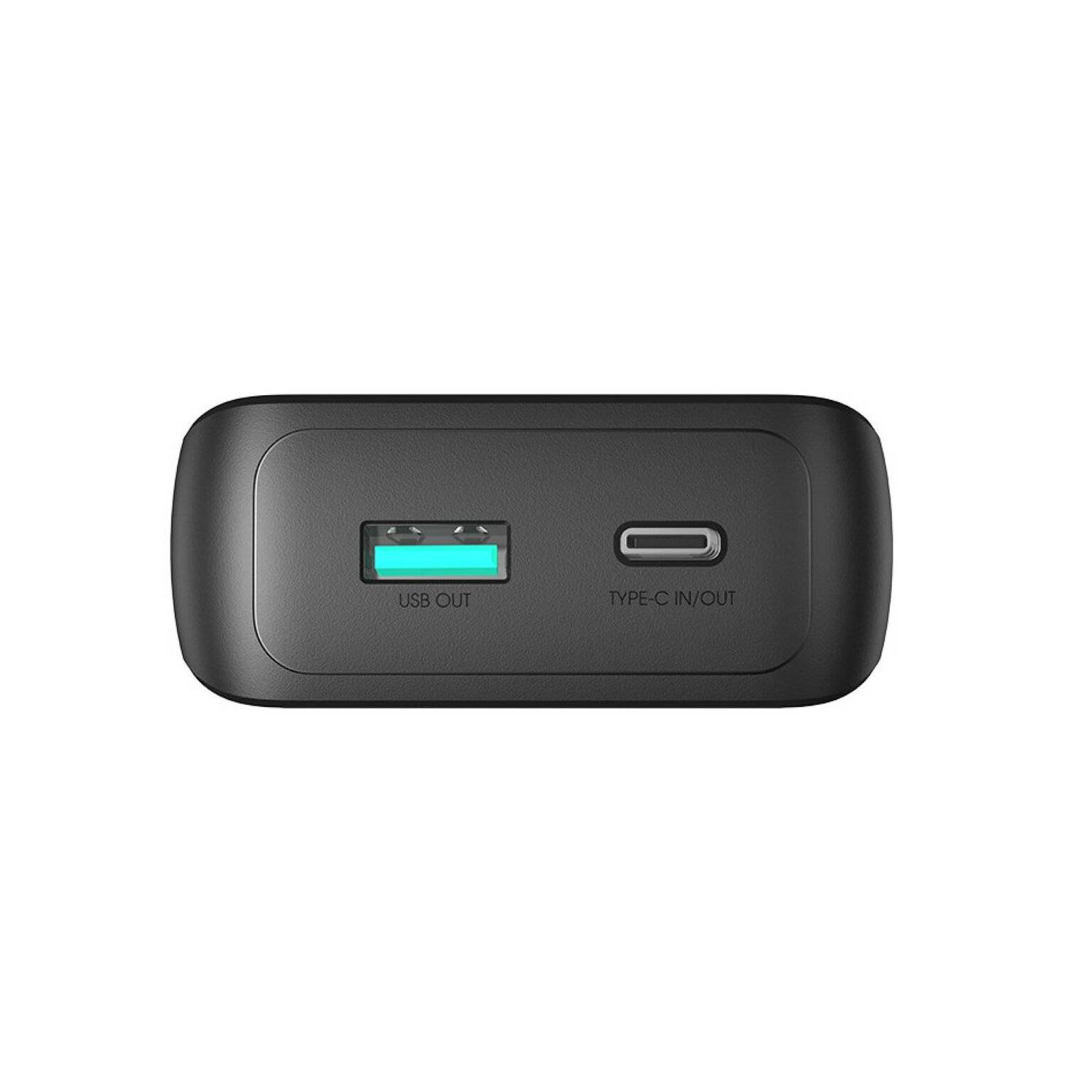 Joyroom Powerbank 30W 10000mAh mit integrierten iPhone und USB-C-Kabeln Schwarz