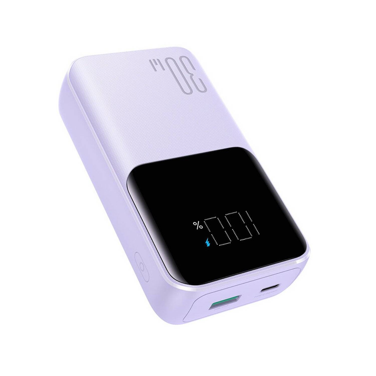 Mini-Powerbank mit integrierten Kabeln Joyroom JR-PBC07 20000 mAh 30 W – Lila