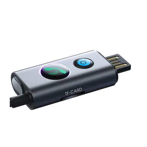 Joyroom JR-CB7 kabelloser Autoempfänger Bluetooth Technologie – Grau 100 cm mit LED Joyroom JR-CB7 kabelloser Autoempfänger Bluetooth Technologie – Grau 100 cm mit LED