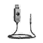 Joyroom JR-CB6 kabelloser Autoempfänger Bluetooth Technologie – Grau 100 cm mit LED