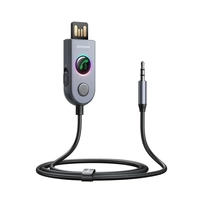 Joyroom JR-CB6 kabelloser Autoempfänger Bluetooth Technologie – Grau 100 cm mit LED Joyroom JR-CB6 kabelloser Autoempfänger Bluetooth Technologie – Grau 100 cm mit LED