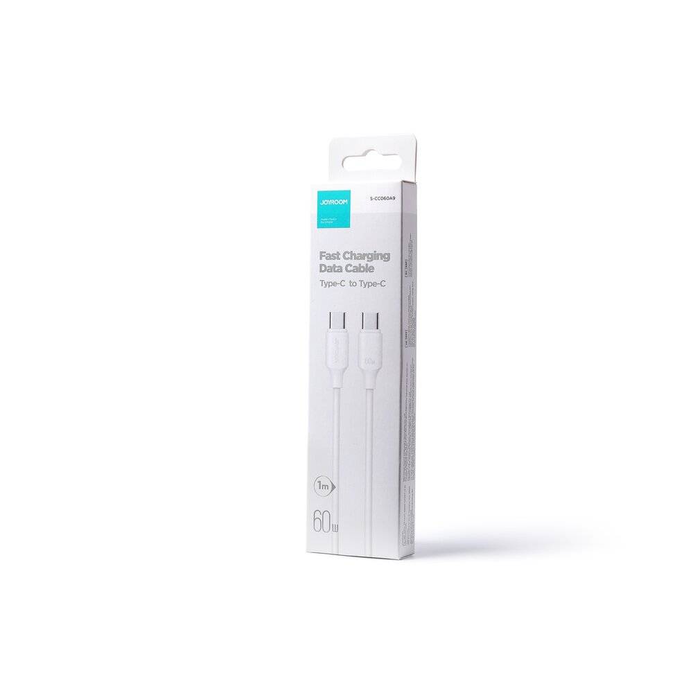 Joyroom USB-C zu USB-C Ladekabel, 60W Power Delivery, 1m, weiß