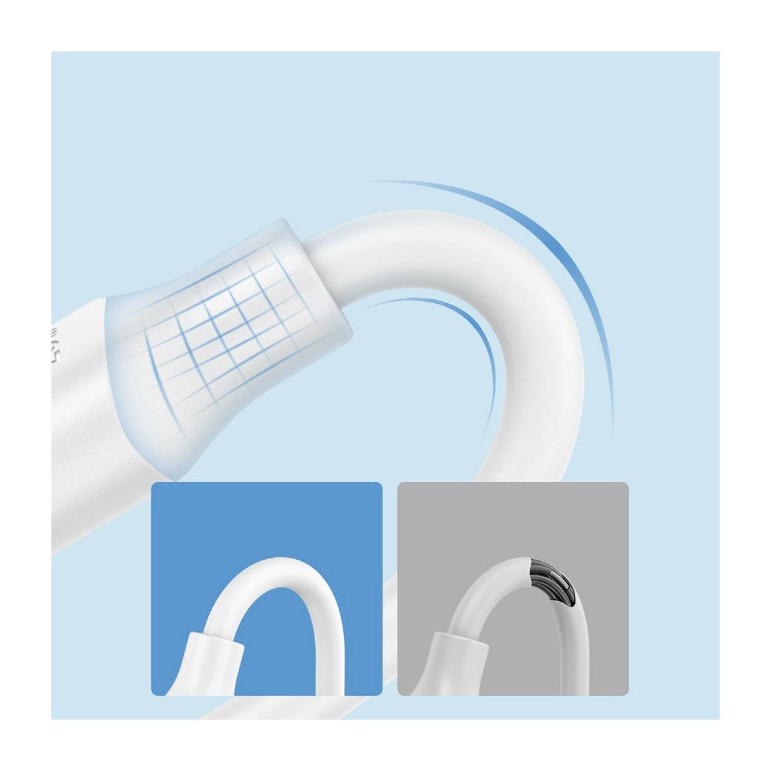 Joyroom Ladekabel/Datenkabel USB-C - USB-C 480Mb/s 60W 1m weiß (S-CC060A9)