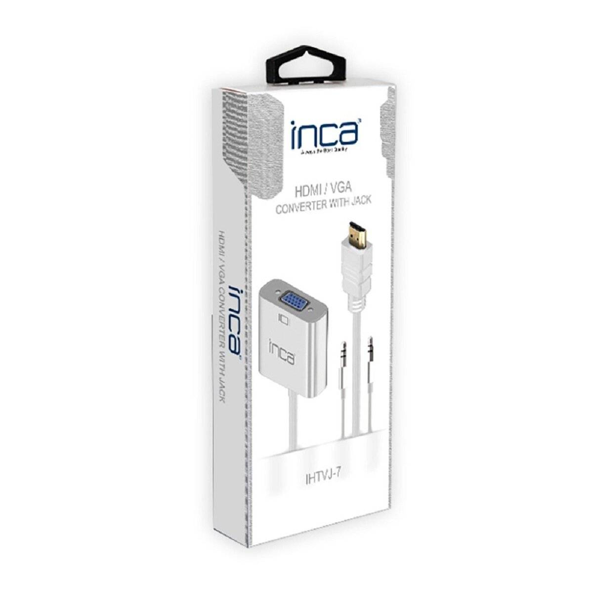 Inca HDMI-auf-VGA-Adapter mit inkludiertem Audiokabel
