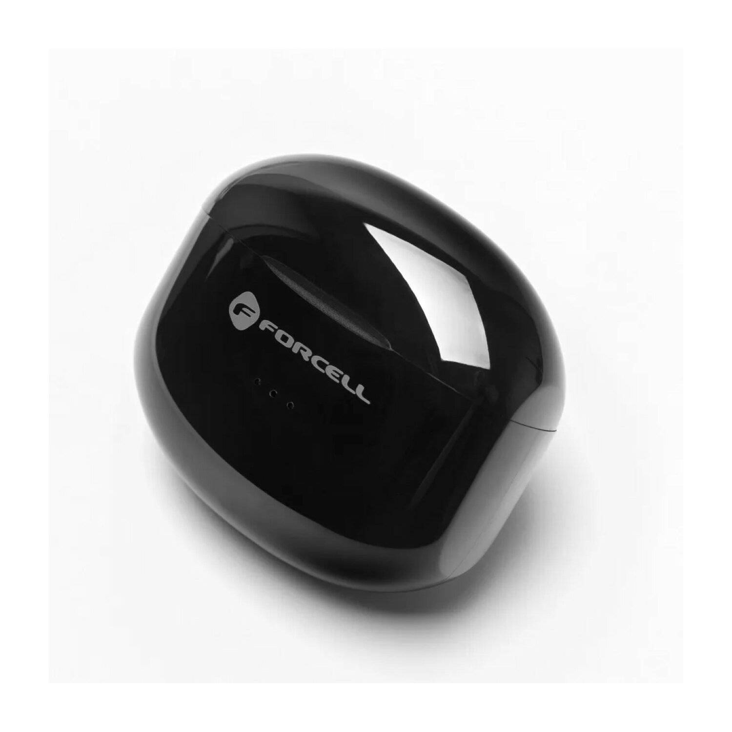 FORCELL F-AUDIO drahtgebundene Ohrhörer TWS Clear Sound schwarz Bluetooth Verbindung 320 mAh