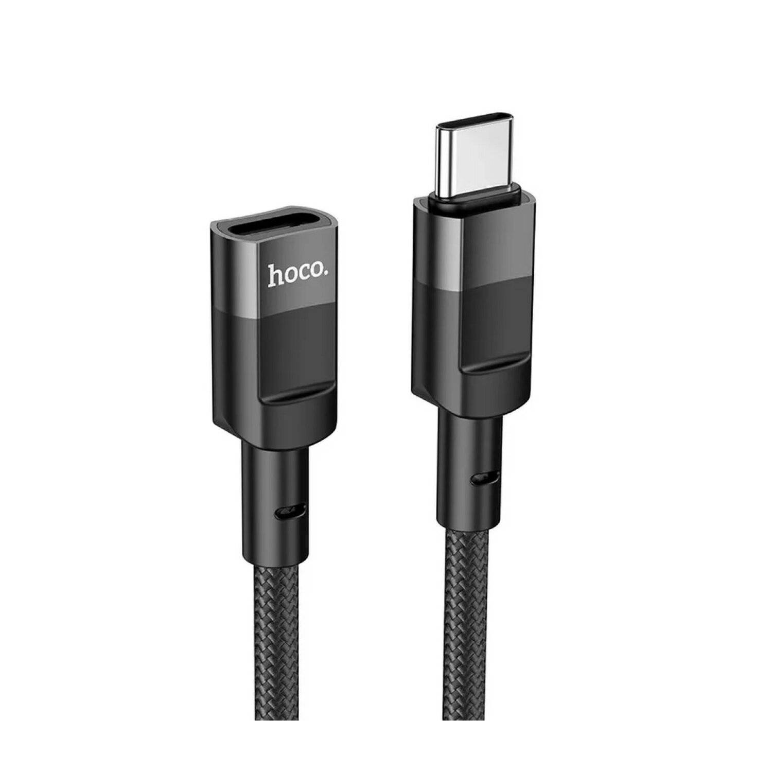 HOCO Adapter Typ C (Stecker) auf Typ C (Buchse) U107 1,2m schwarz