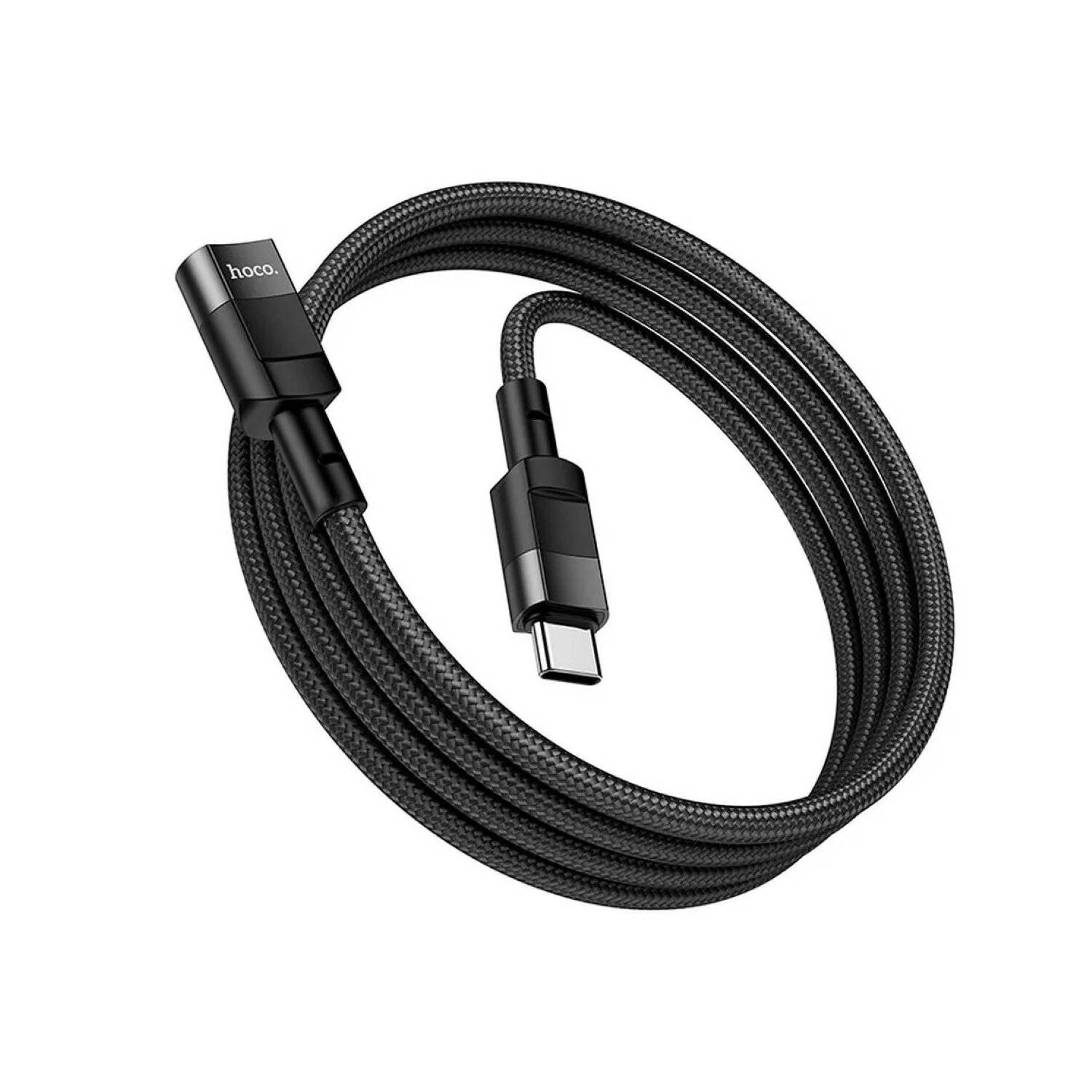 HOCO Adapter Typ C (Stecker) auf Typ C (Buchse) U107 1,2m schwarz