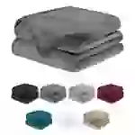 Kuscheldecke – weiche Fleecedecke, als Tagesdecke oder Bettdecke, 230x270cm Wohndecke oder Sofa Überwurfdecke Grau Kuscheldecke – weiche Fleecedecke, als Tagesdecke oder Bettdecke, 230x270cm Wohndecke oder Sofa Überwurfdecke Grau
