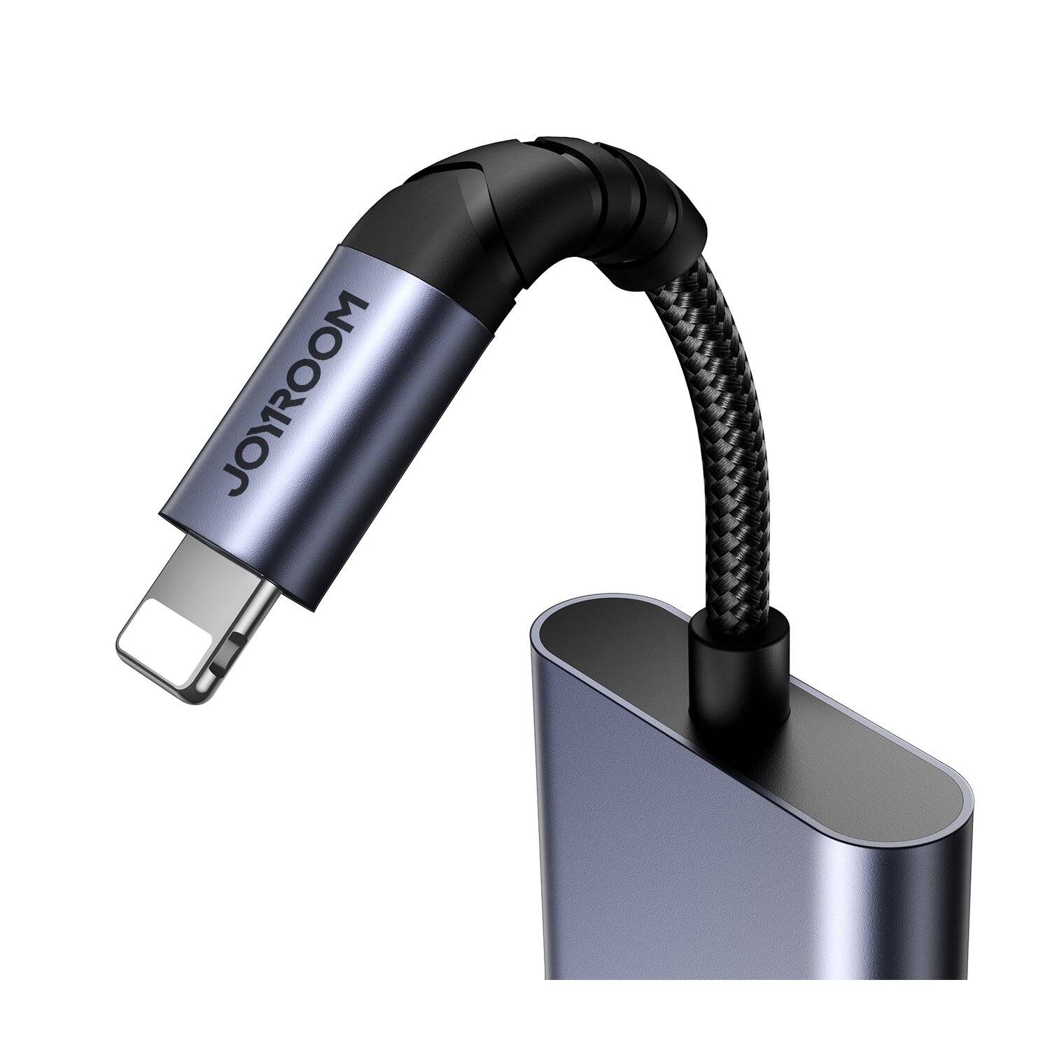 Joyroom SY-L02 iPhone auf 2x iPhone DAC-Adapter 2in1 – Schwarz