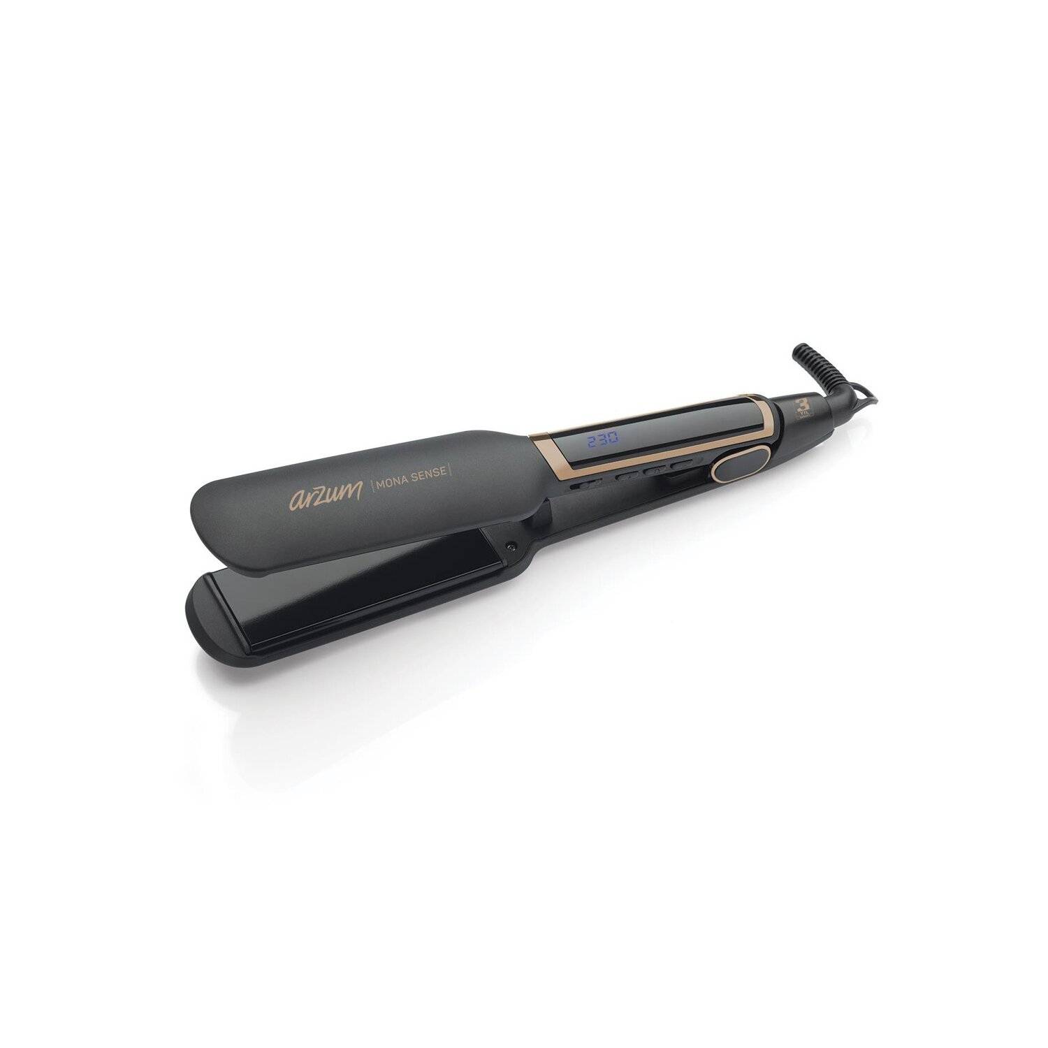 Arzum AR5035 Glätteisen Haarglätter für effizientes Styling stilvoll in Schwarz