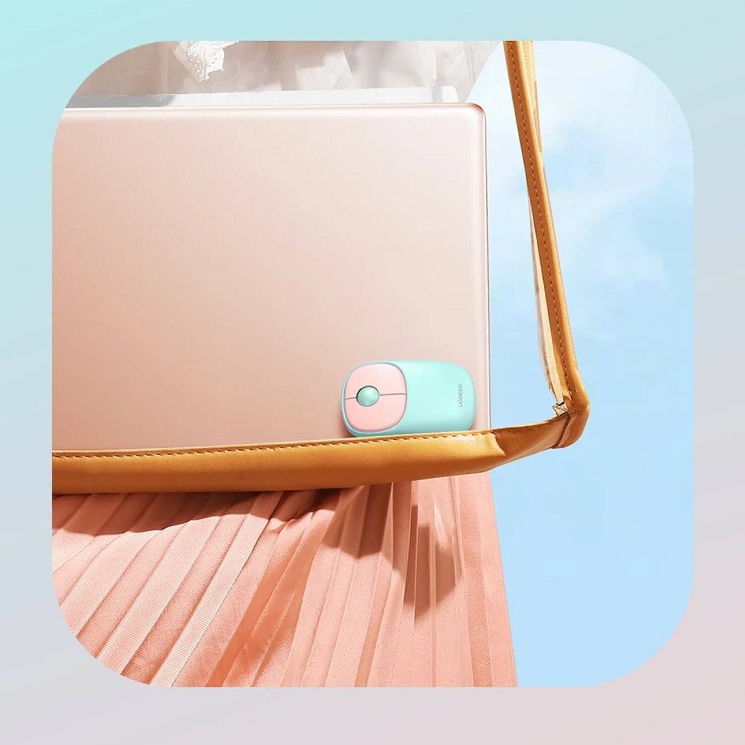 Ugreen MU102 FUN+ Bluetooth / 2,4 GHz kabellose Maus Pink