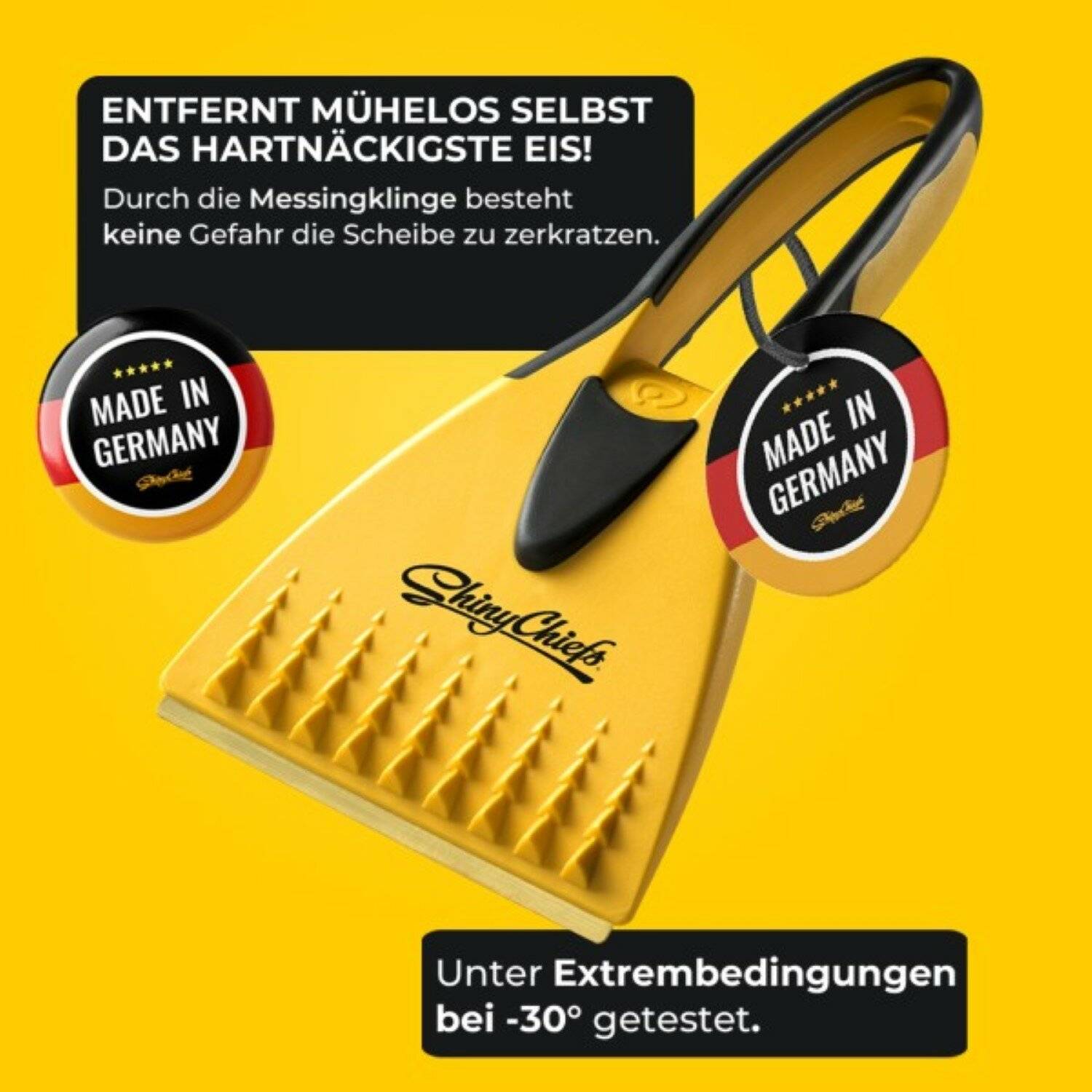 SHINYCHIEFS ORIGINAL EISKRATZER MIT MESSINGKLINGE