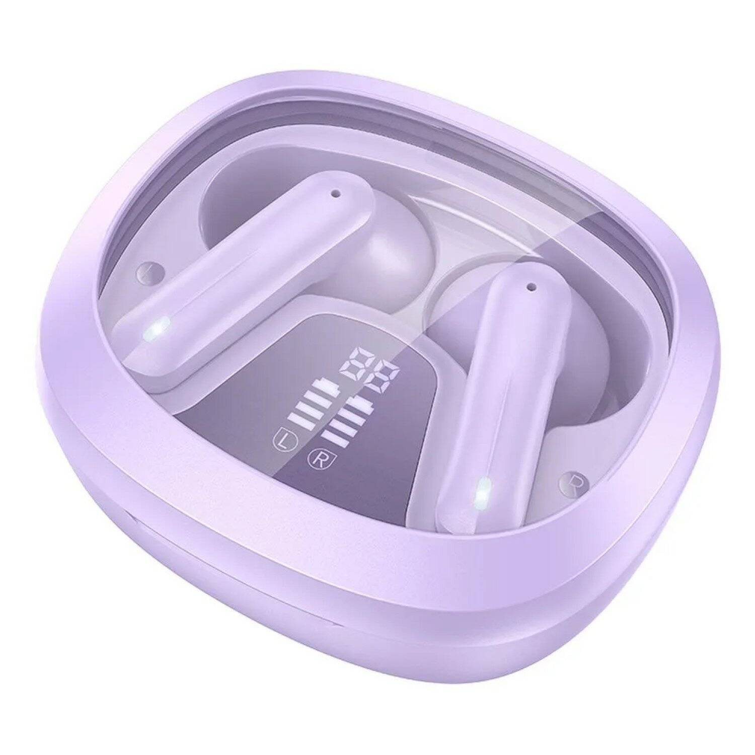 HOCO Bluetooth-Kopfhörer TWS Shadow EQ6 In-Ear-Kopfhörer Lila
