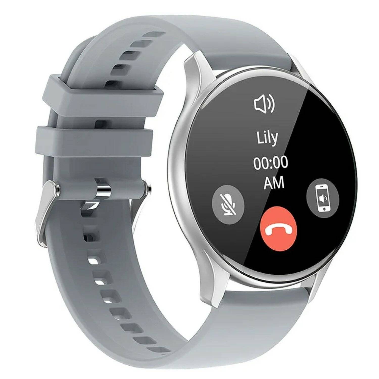 HOCO Smartwatch Amoled Y15 Smarte Sportuhr 1,43 Zoll, Touchscreen, Wasserdicht Silber