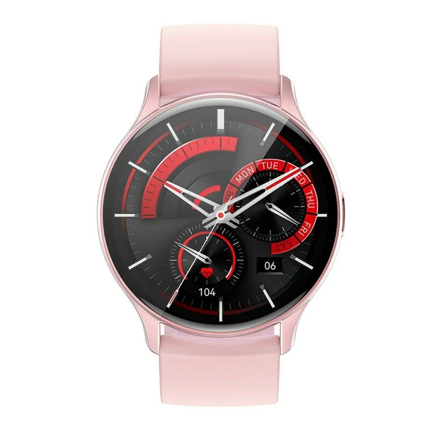 HOCO Smartwatch Amoled Y15 Smarte Sportuhr 1,43 Zoll, Touchscreen, Wasserdicht Pink