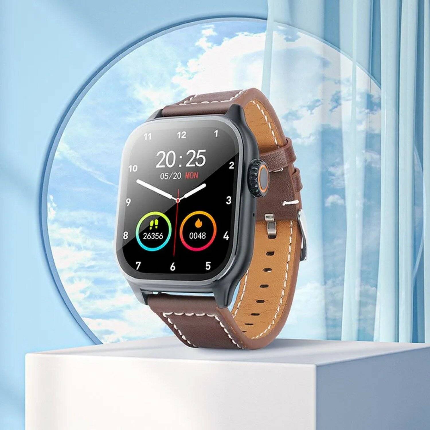 HOCO Smartwatch Y17 Smarte Sportuhr Bluetooth Technologie 300 mAh Wasserdicht Schwarz