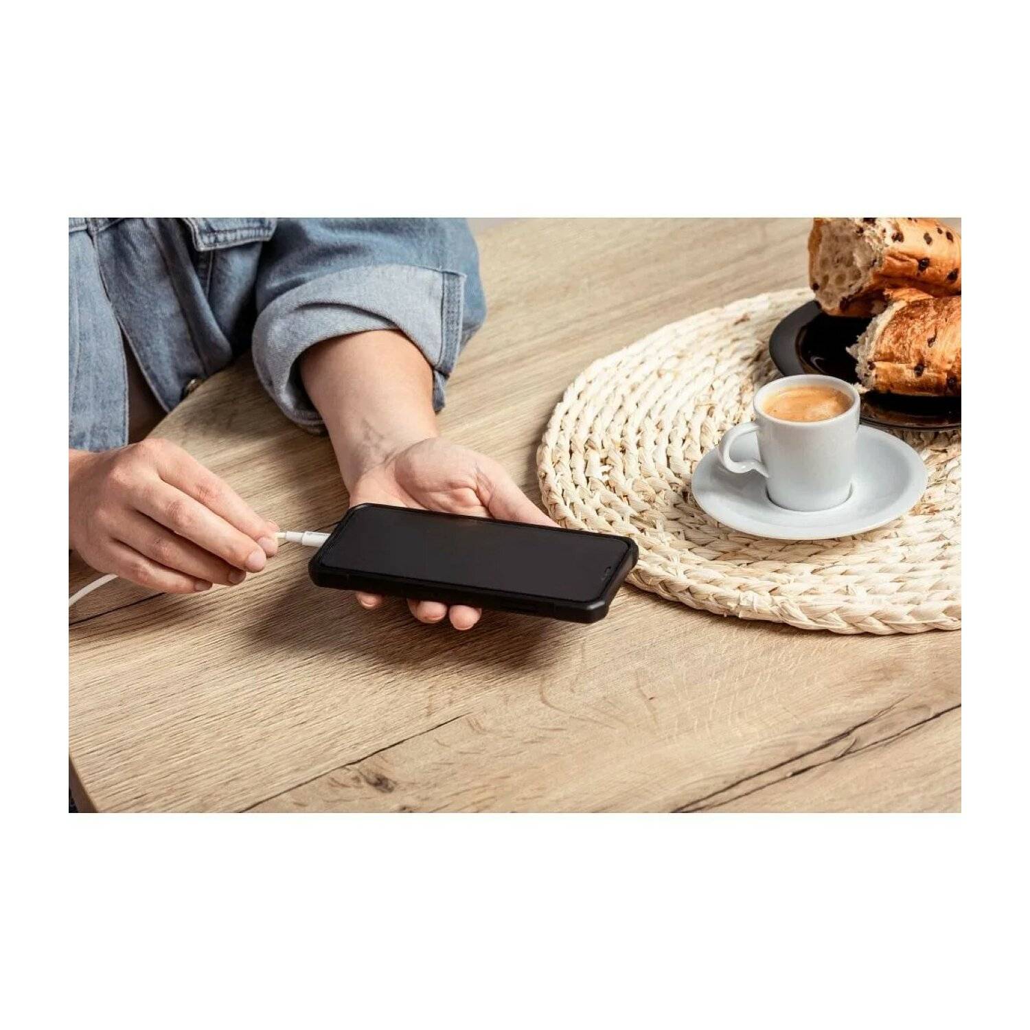 FORCELL Ladekabel/Datenkabel Kabel Typ C auf Typ C QC4.0 3A/20V PD60W C338 3m weiß