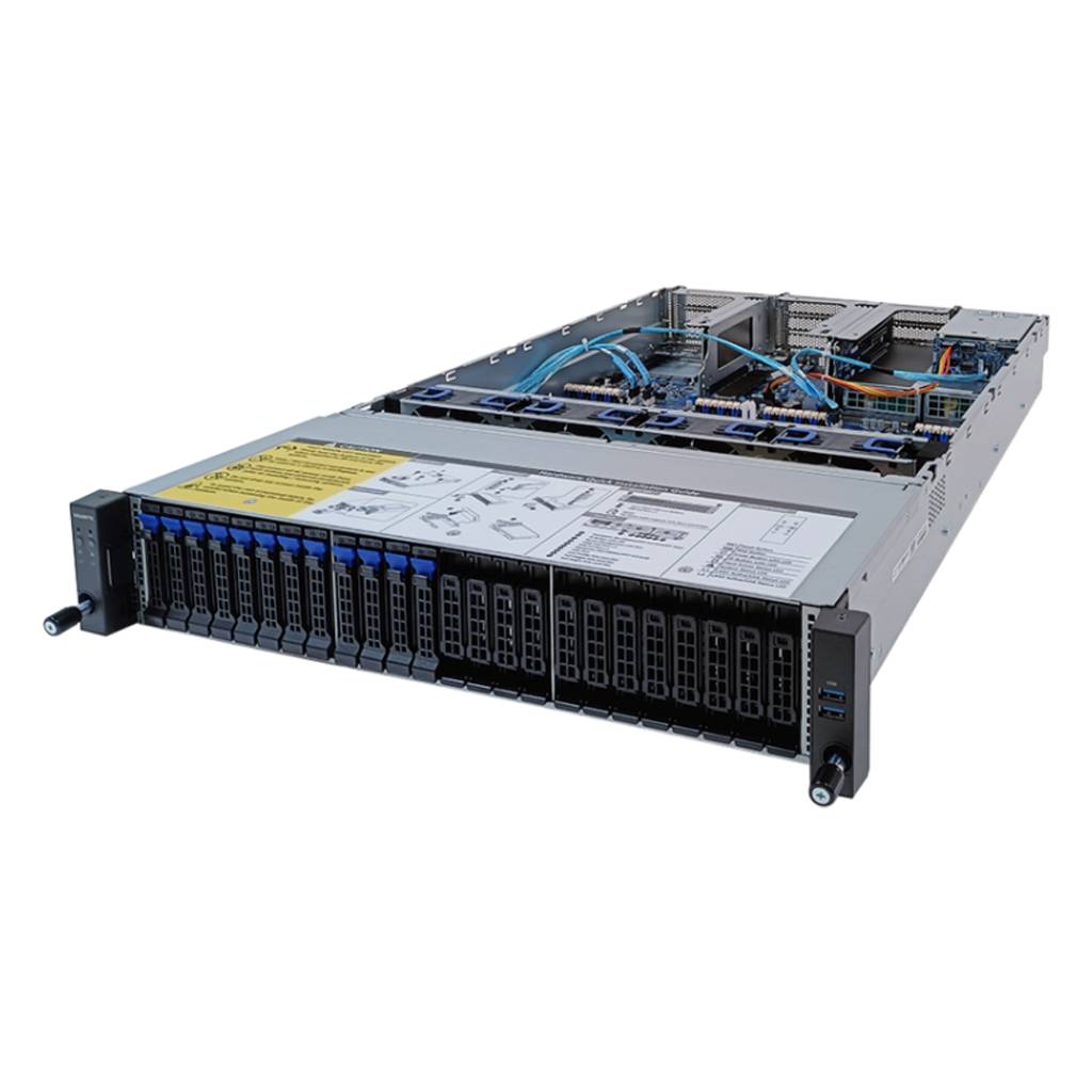 Gigabyte R282-Z97 (Rev. A00) - Server - Rack-Montage - 2U - 1-Weg - keine CPU - RAM 0 GB - SATA/SAS/NVMe - Hot-Swap 6.4