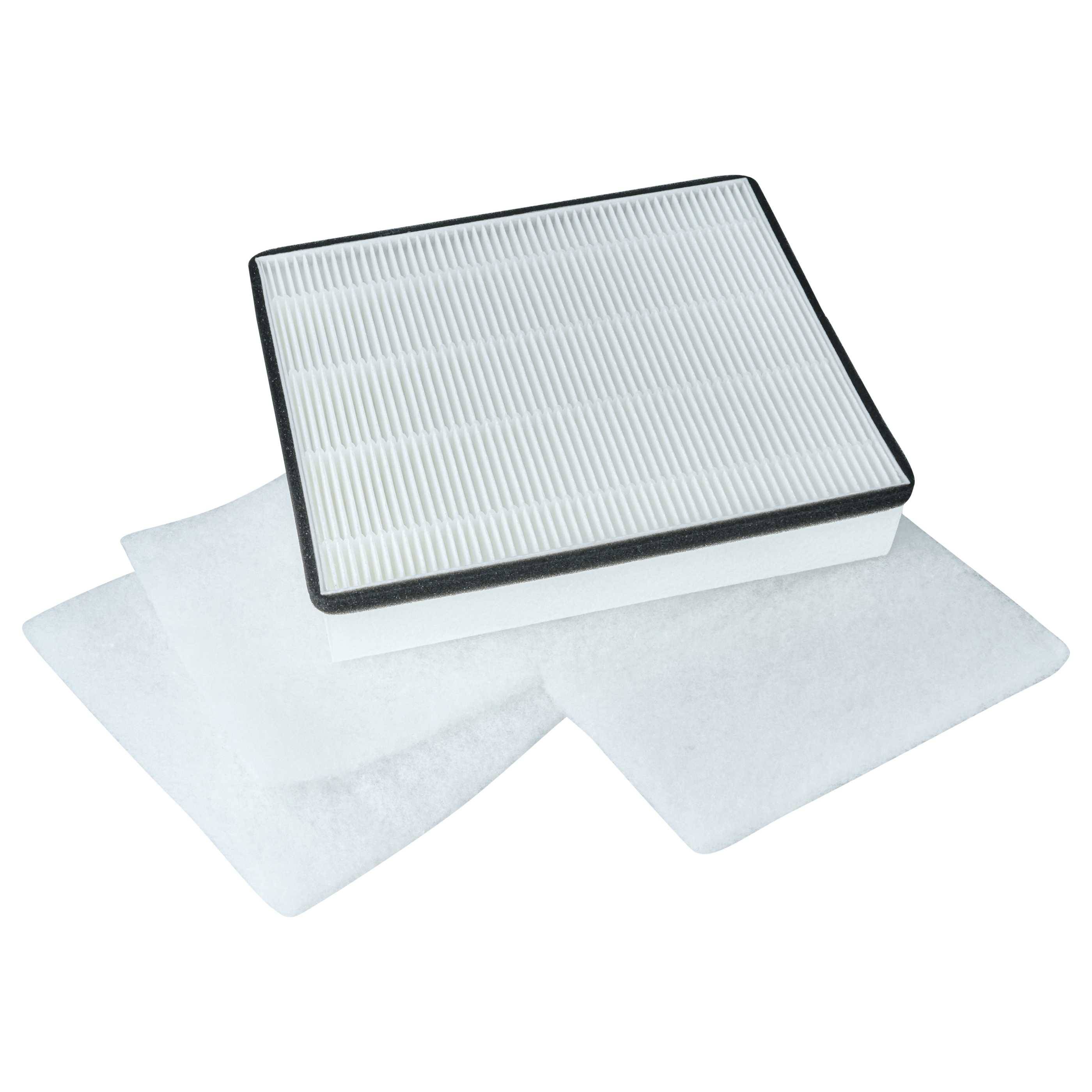 vhbw 3-teiliges Filter-Set kompatibel mit Vallox KWL 80 PSL, 80 SC Luftreiniger - Grobstaubfilter, Feinstaubfilter