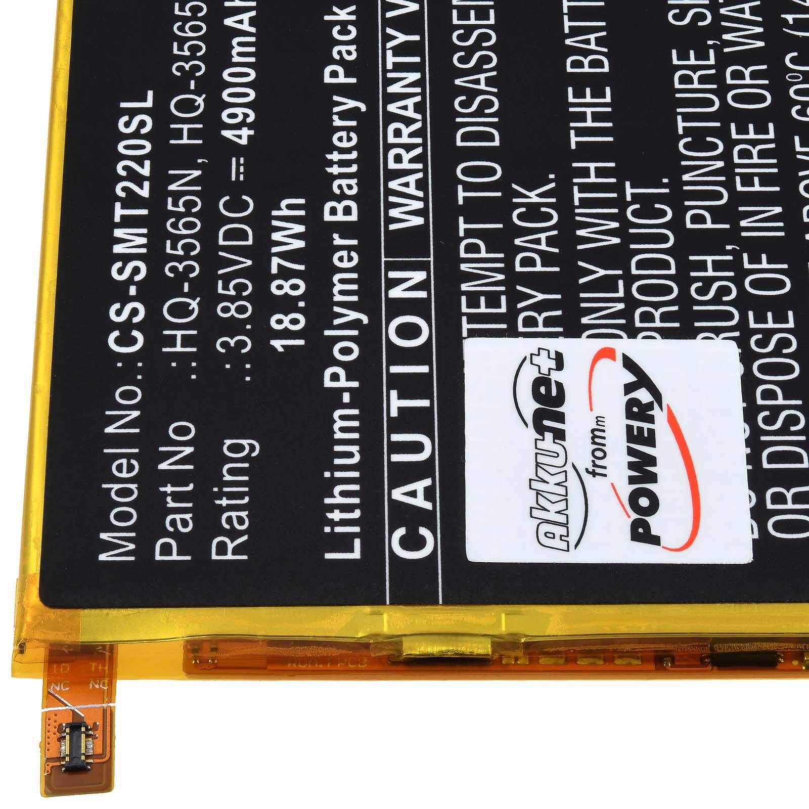 Powery Akku für Tablet Samsung SM-T225N, 3,85V, Li-Polymer