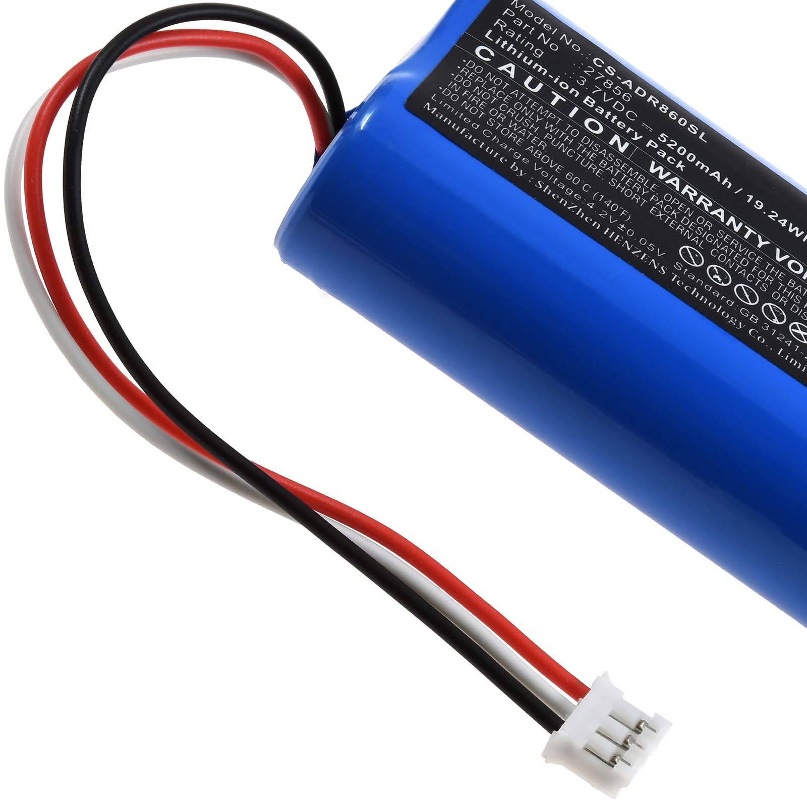 Powery Akku kompatibel mit Albrecht Typ 27856, 3,7V, Li-Ion