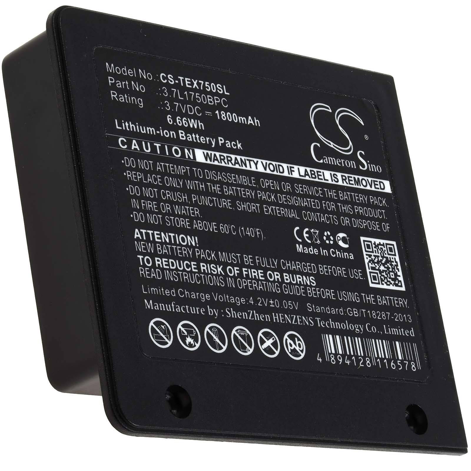 Powery Akku für Rechner Texas Instruments TI-Planet, 7,4V, Li-Ion