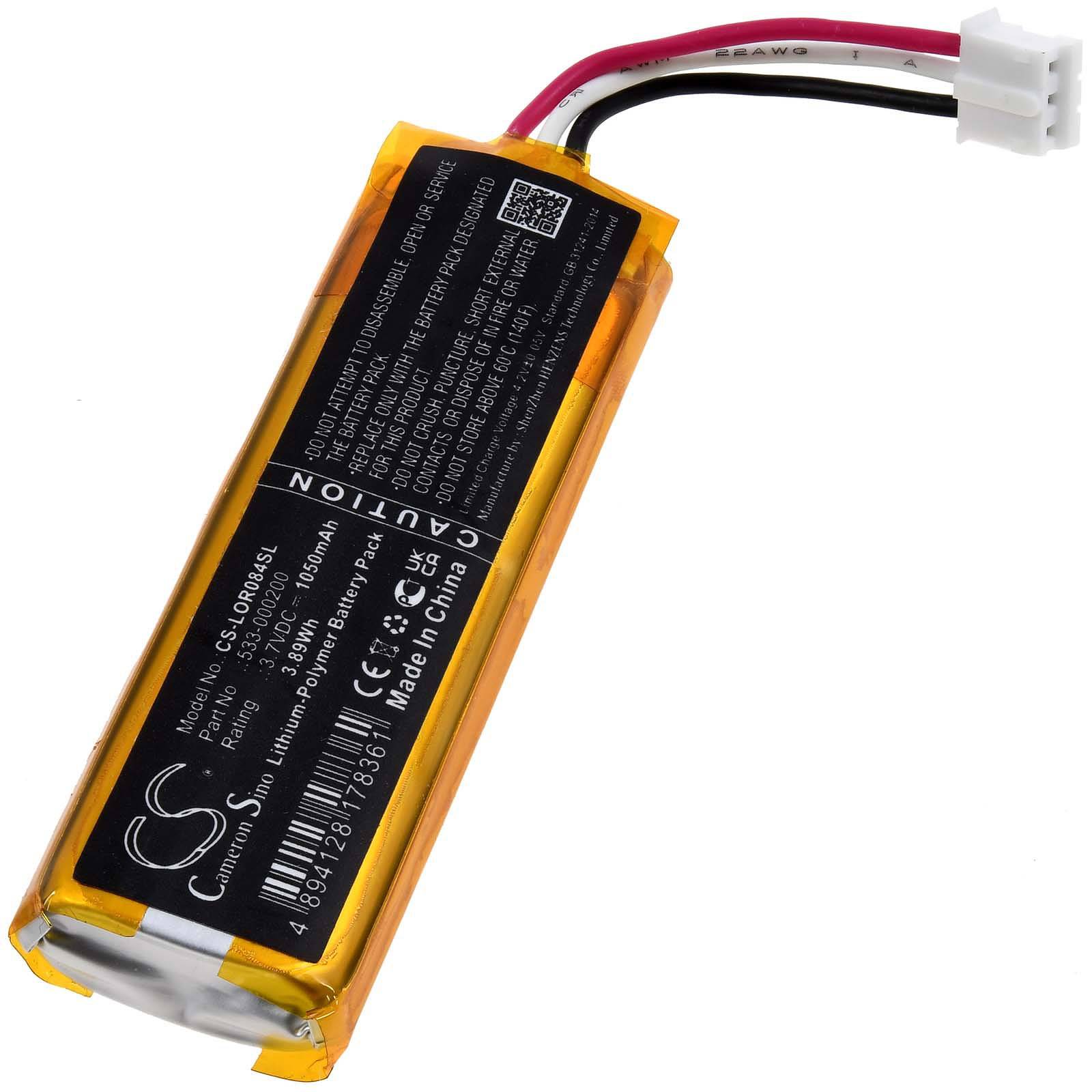 Powery Akku für Tastatur, Keyboard Logitech 920-010514, 3,7V, Li-Polymer