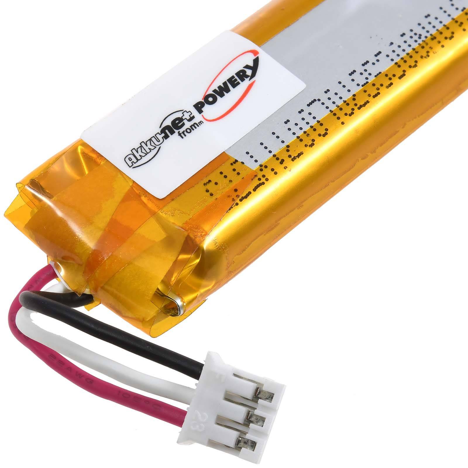 Powery Akku für Tastatur, Keyboard Logitech 920-010514, 3,7V, Li-Polymer
