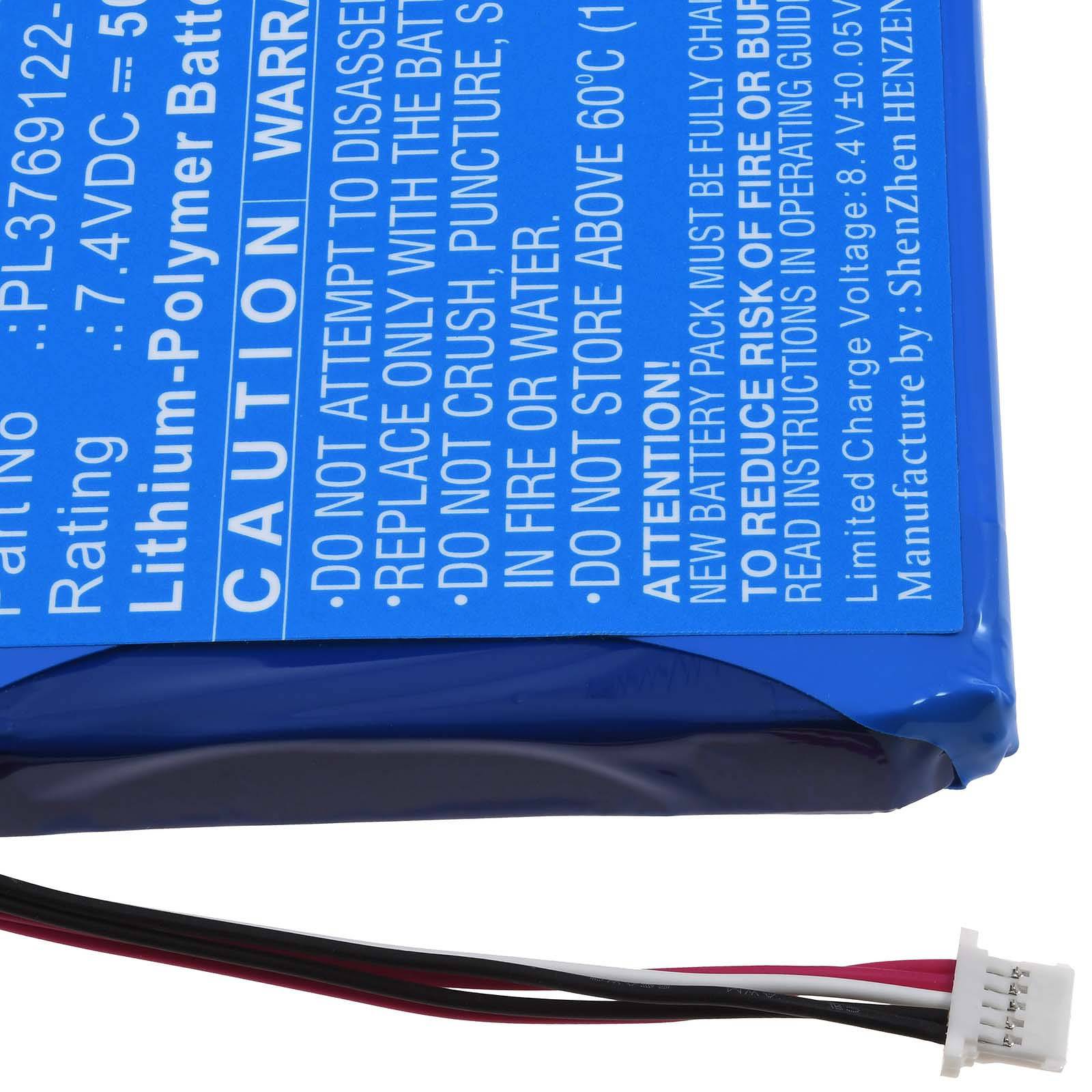 Powery Akku kompatibel mit XTOOL Typ PL3769122-2S, 7,4, Li-Polymer