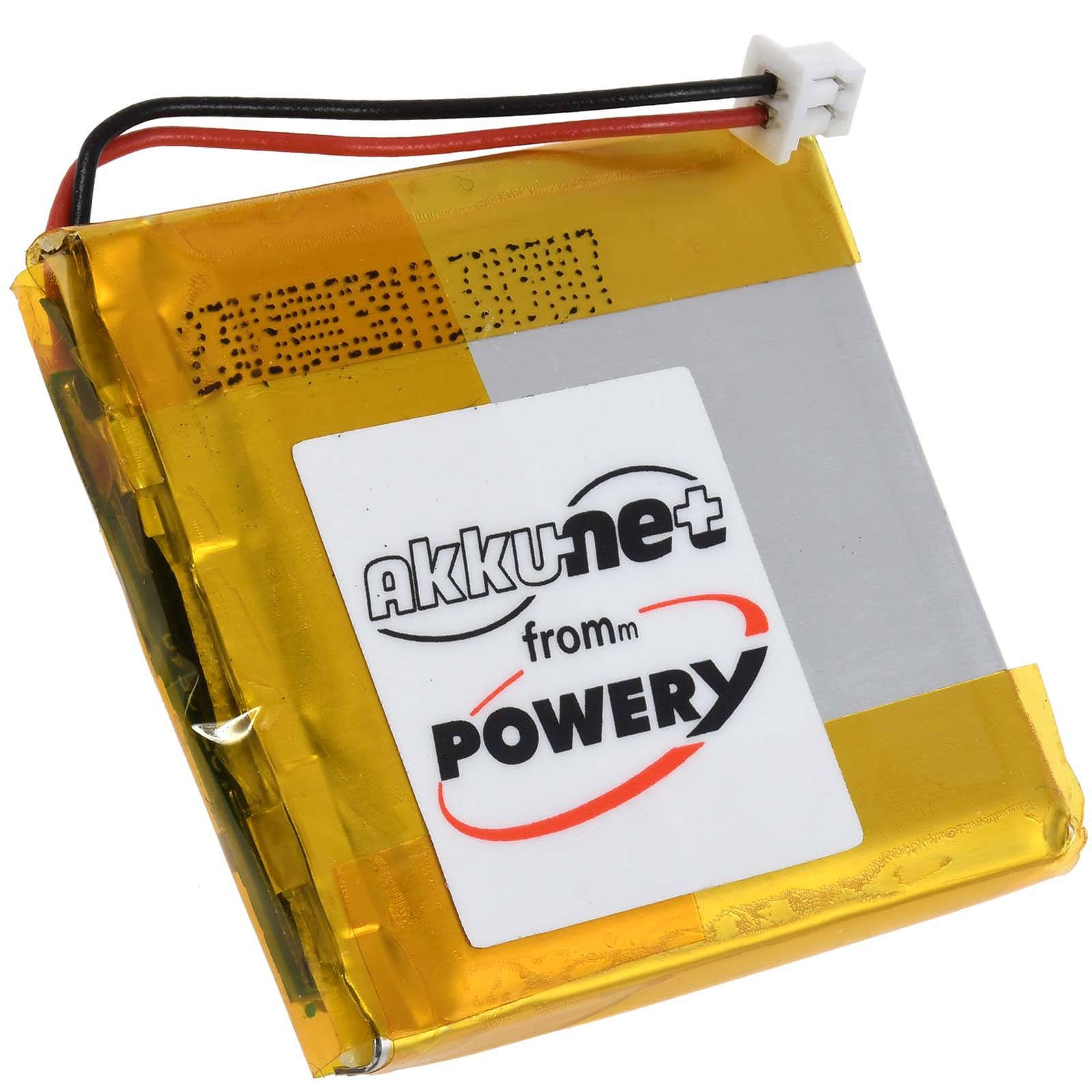 Powery Akku passend für Babyphone Floureon VB603 / Oretti V8 / Boifun / Typ 79232, 3,7V, Li-Polymer
