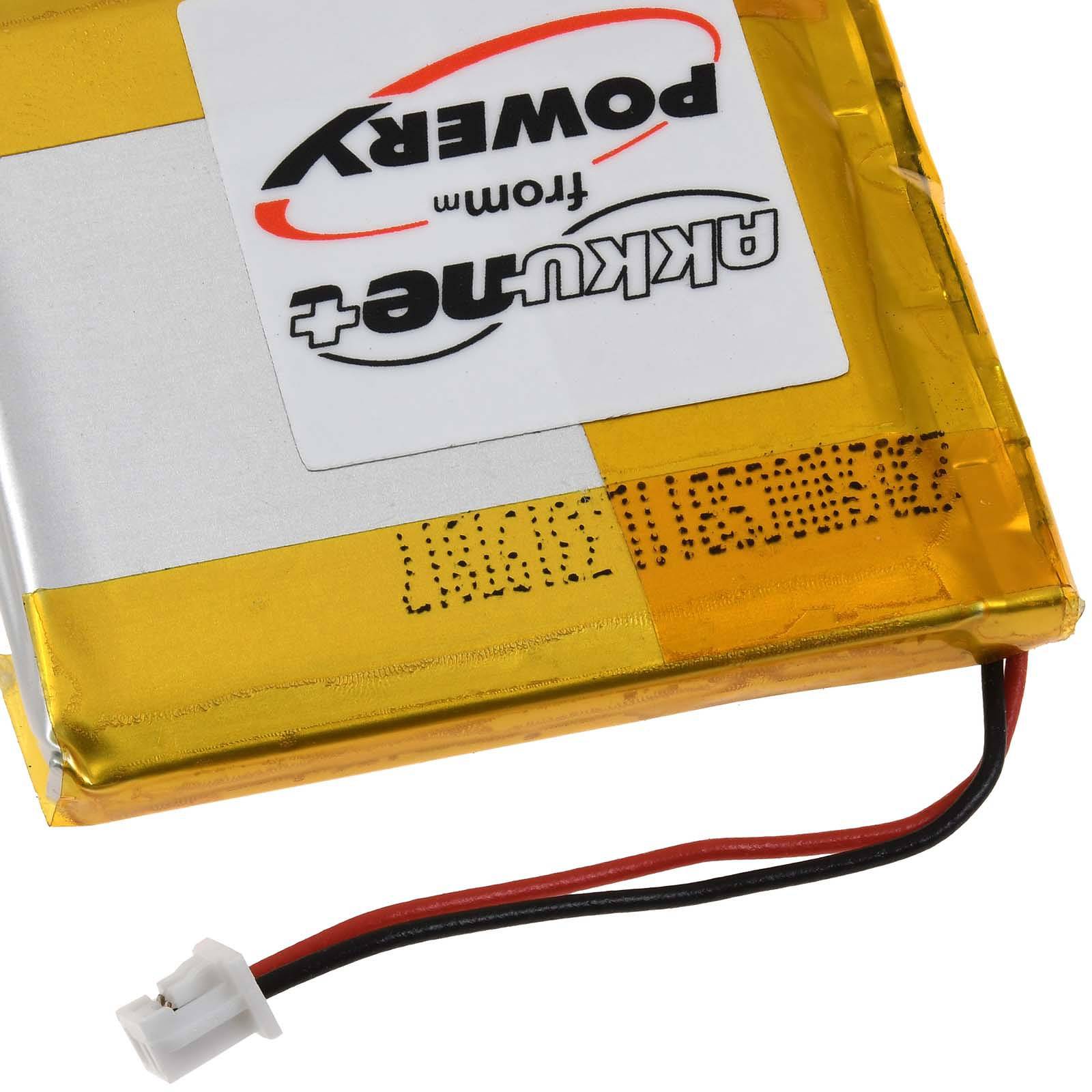 Powery Akku passend für Babyphone Floureon VB603 / Oretti V8 / Boifun / Typ 79232, 3,7V, Li-Polymer