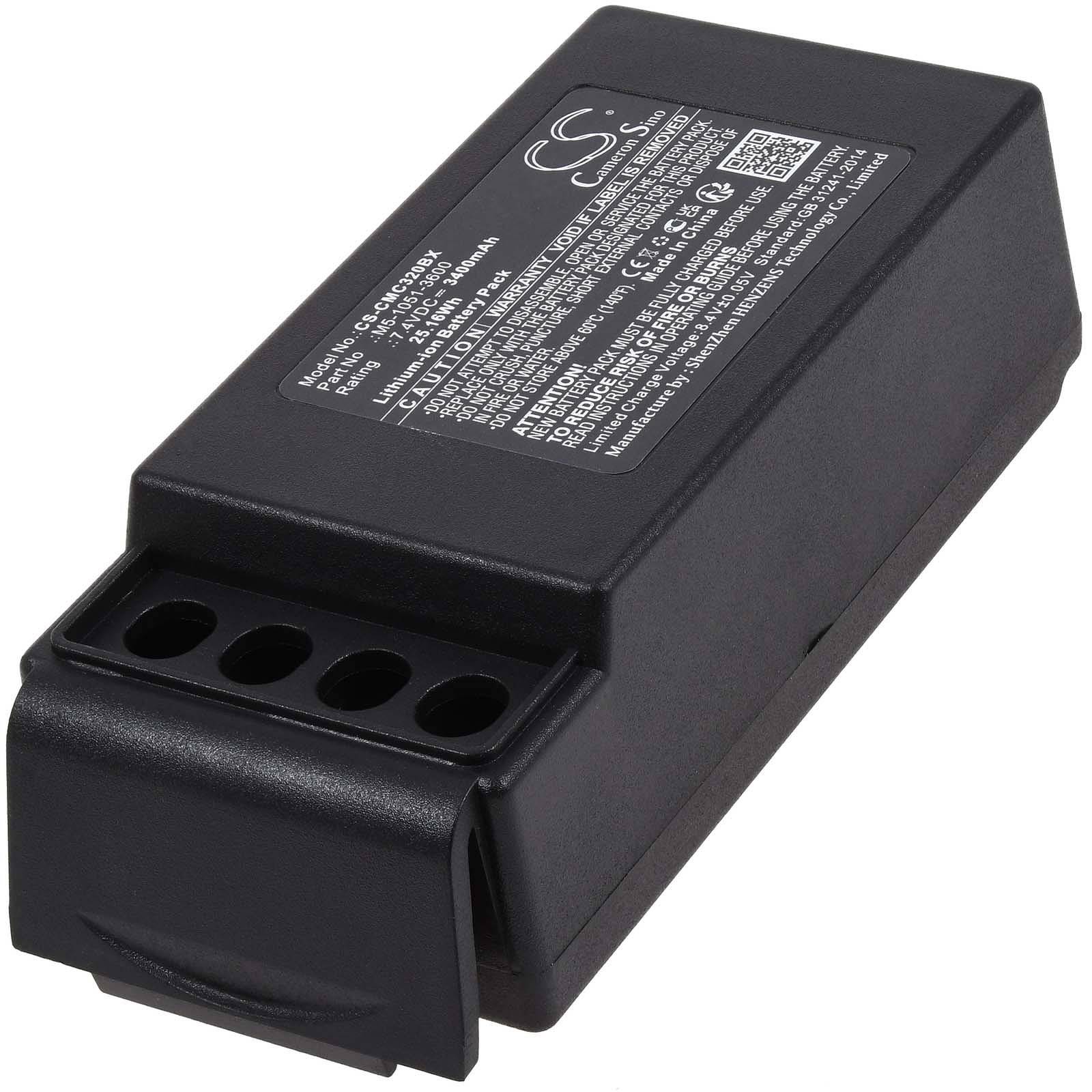 Powery Powerakku kompatibel mit Cavotec Typ M5-1051-3600, 7,4V, Li-Ion