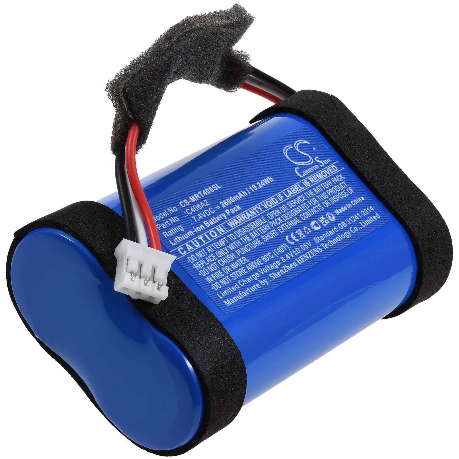 Powery Akku passend für Lautsprecher Marshall Emberton, 1001908, Typ C406A2, 7,4V, Li-Ion